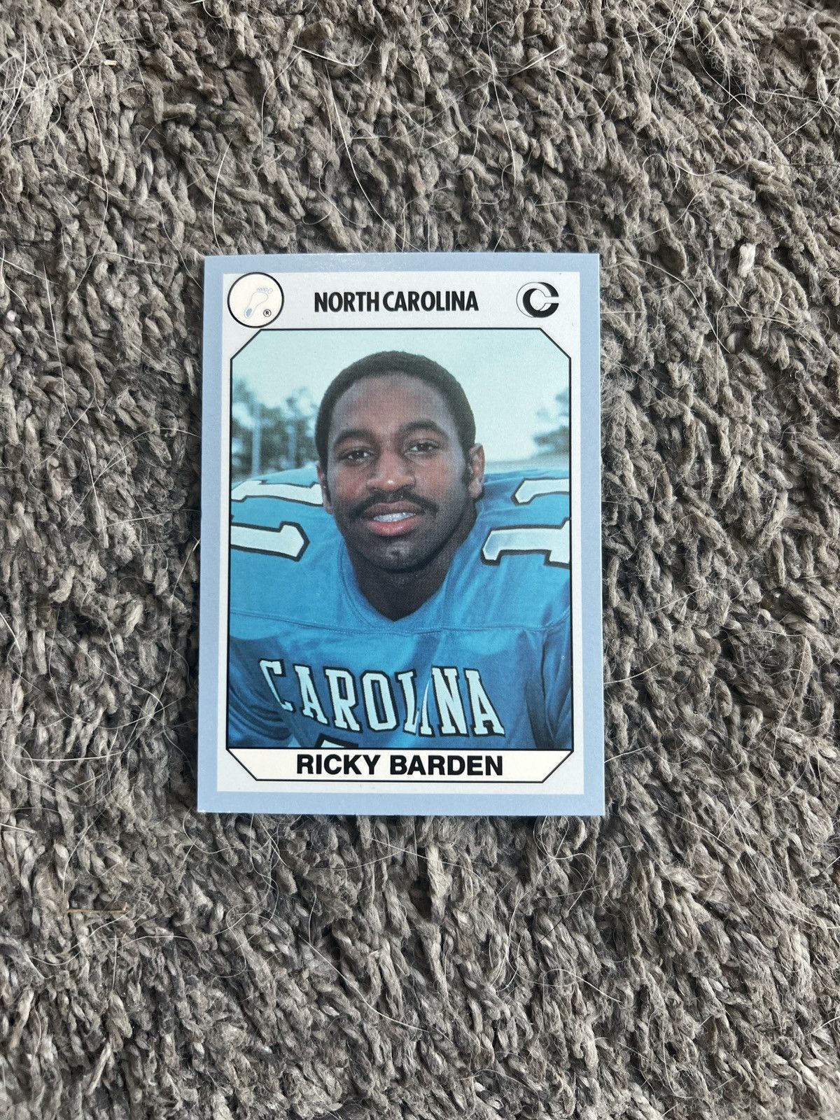 NCAA 1990 Collegiate Collection #81 Ricky Barden Card Size ONE SIZE - 1 Thumbnail