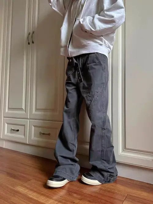 VIBE Vintage Street Y2K Belt Pocket Loose Casual Jeans Size US 32 / EU 48 - 5 Thumbnail