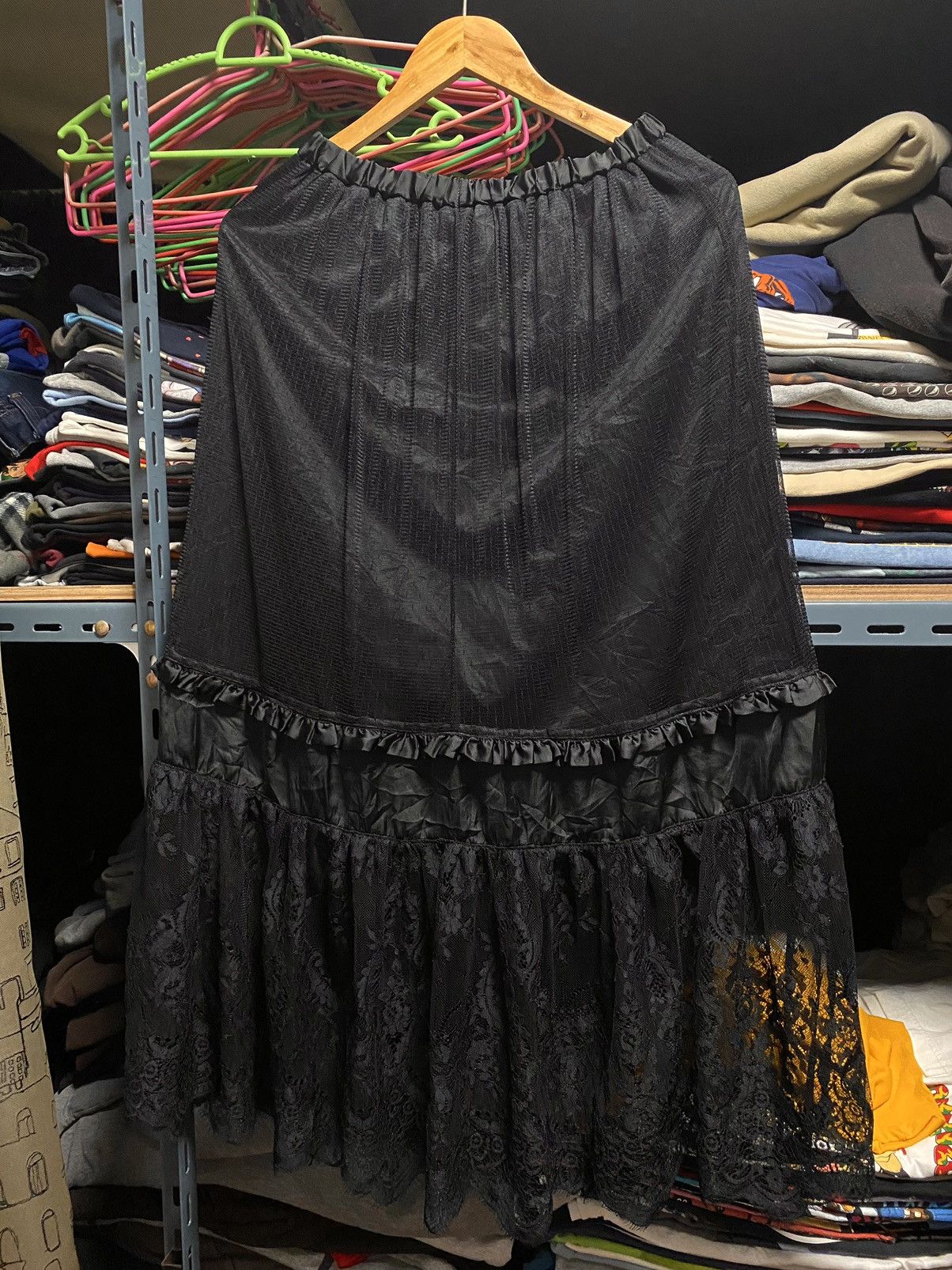 image of Gu X Undercover Skirt Size 23-25 Y2K in Black, Women's