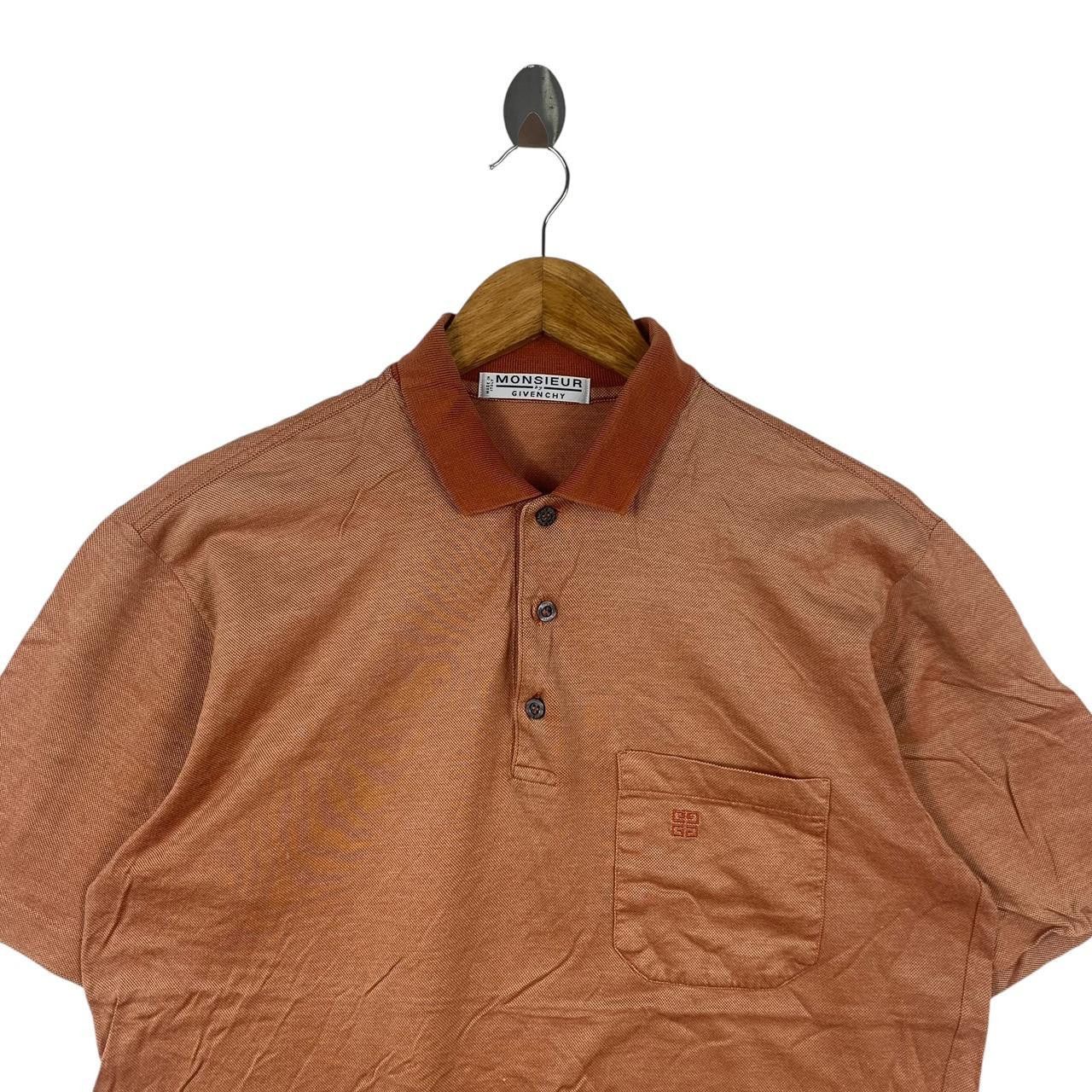 Givenchy Vintage 90’ GIVENCHY MONSIEUR COLLECTION Polo Tee Shirt Size US M / EU 48-50 / 2 - 2 Thumbnail