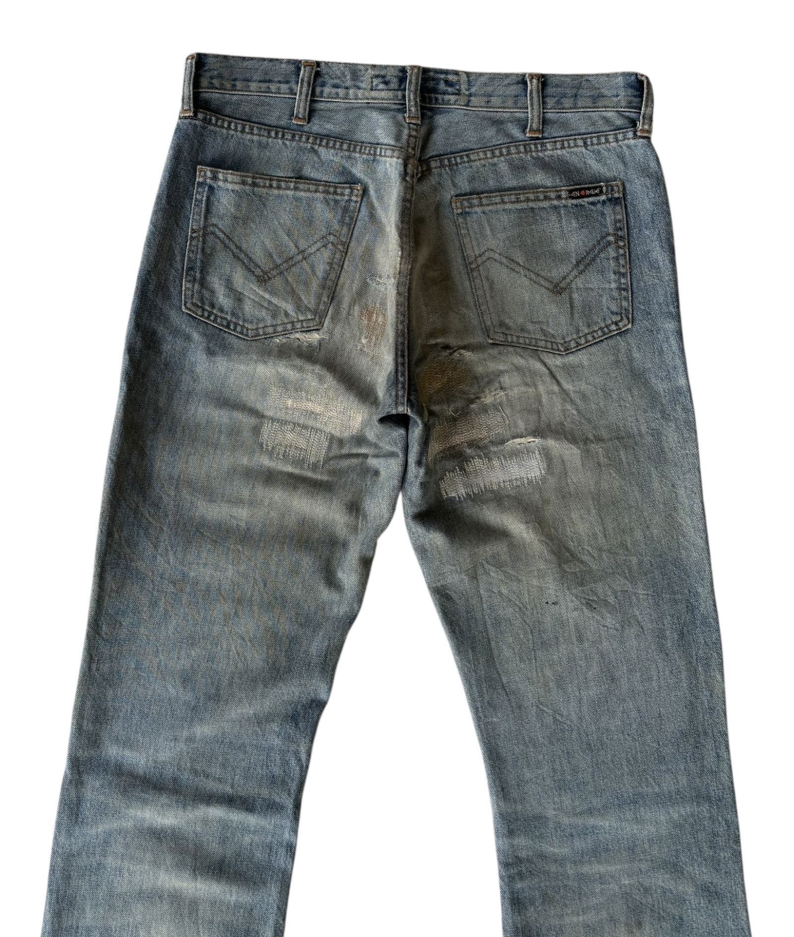 14th Addiction × Energie × If Six Was Nine Vintage Energie Thrashed Rusty Distress Jean Size US 32 / EU 48 - 6 Thumbnail