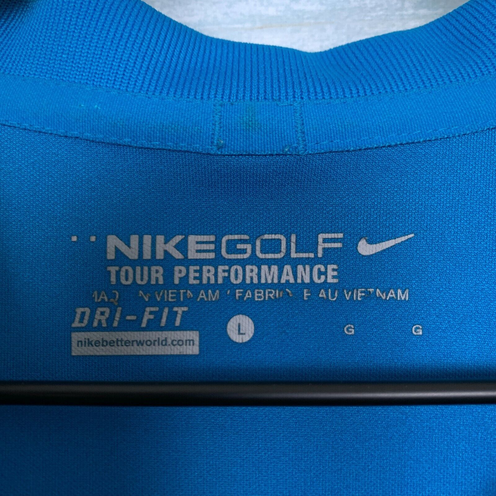 Nike Nike Golf Tour Performance Polo Shirt Blue Mens L Size US L / EU 52-54 / 3 - 6 Thumbnail
