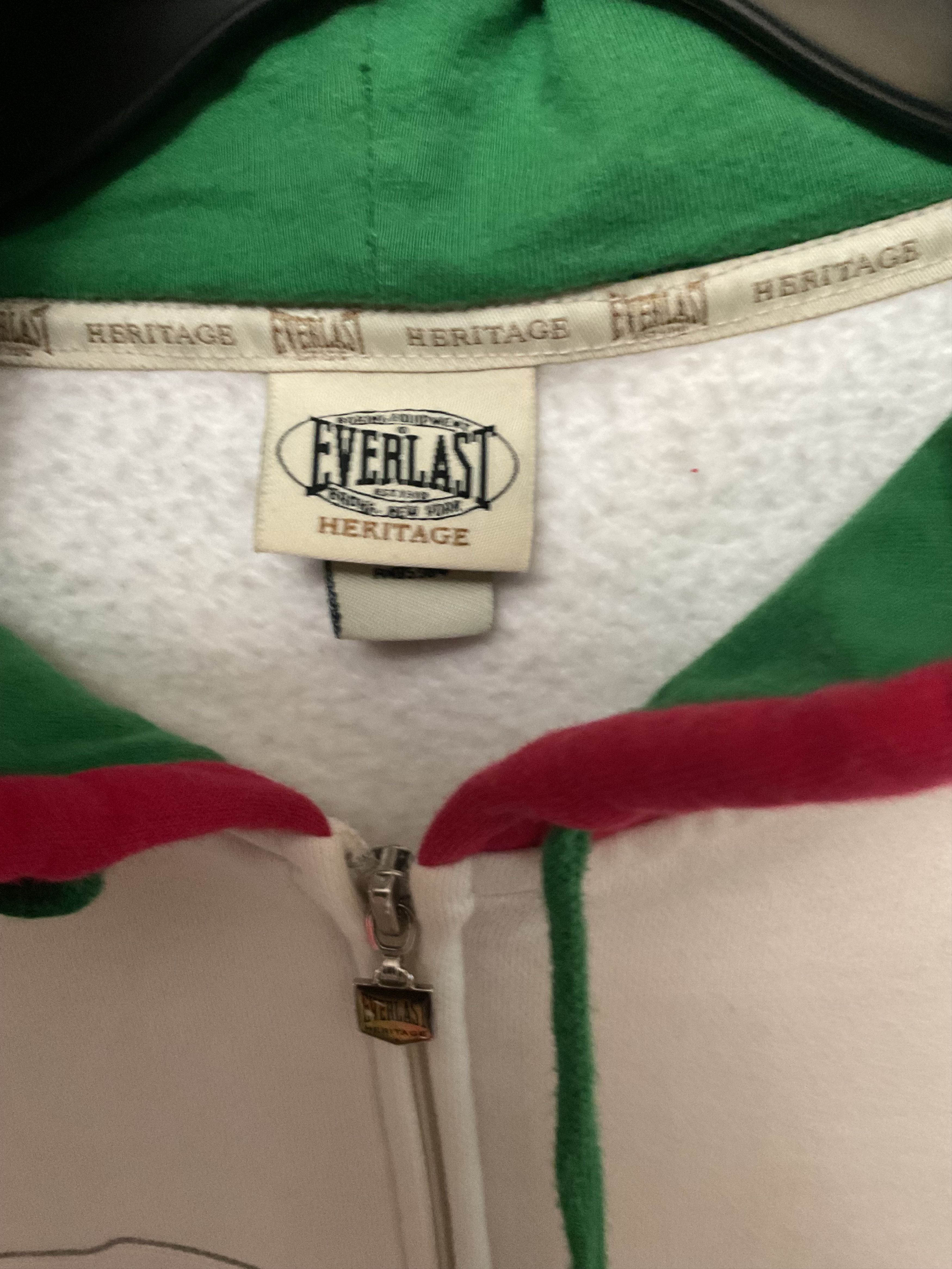 Vintage Everlast Italia Zip up Sweatshirt