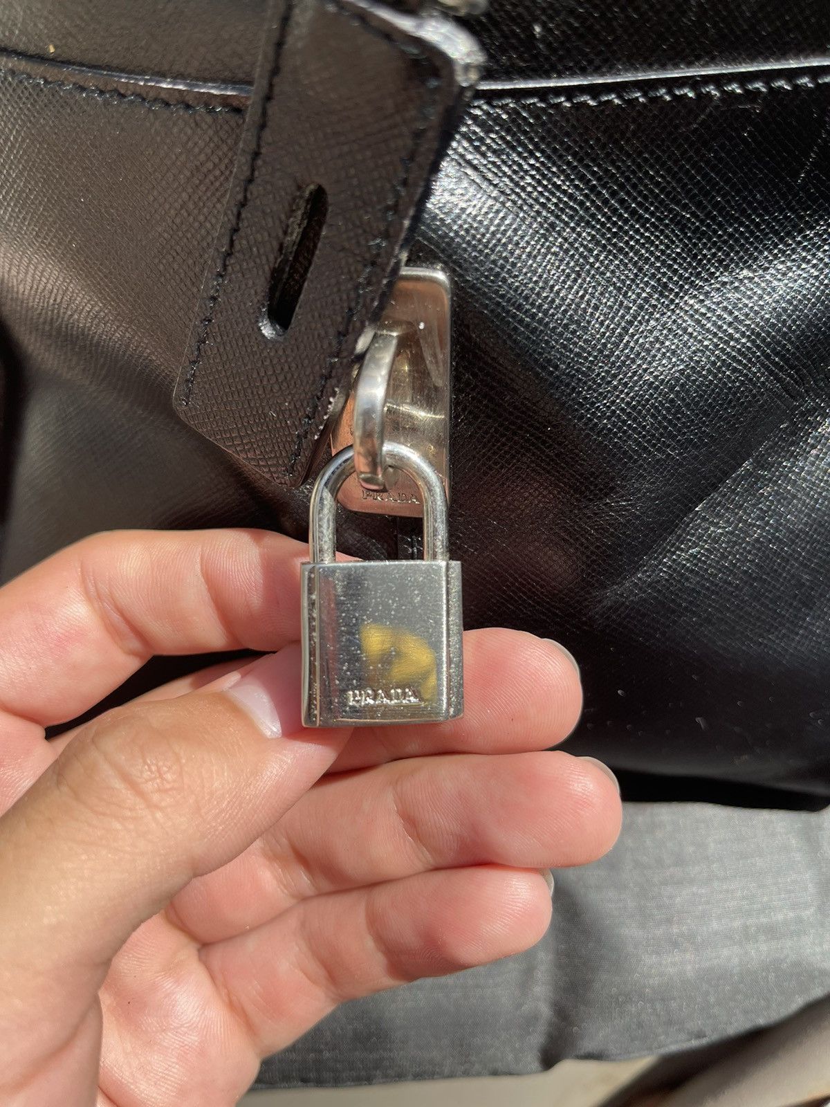 Prada Prada briefcase saffiano black bought in japan Size ONE SIZE - 4 Thumbnail