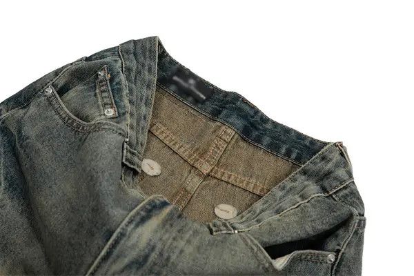 VIBE Men's punk distressed flared jeans Size US 32 / EU 48 - 5 Thumbnail