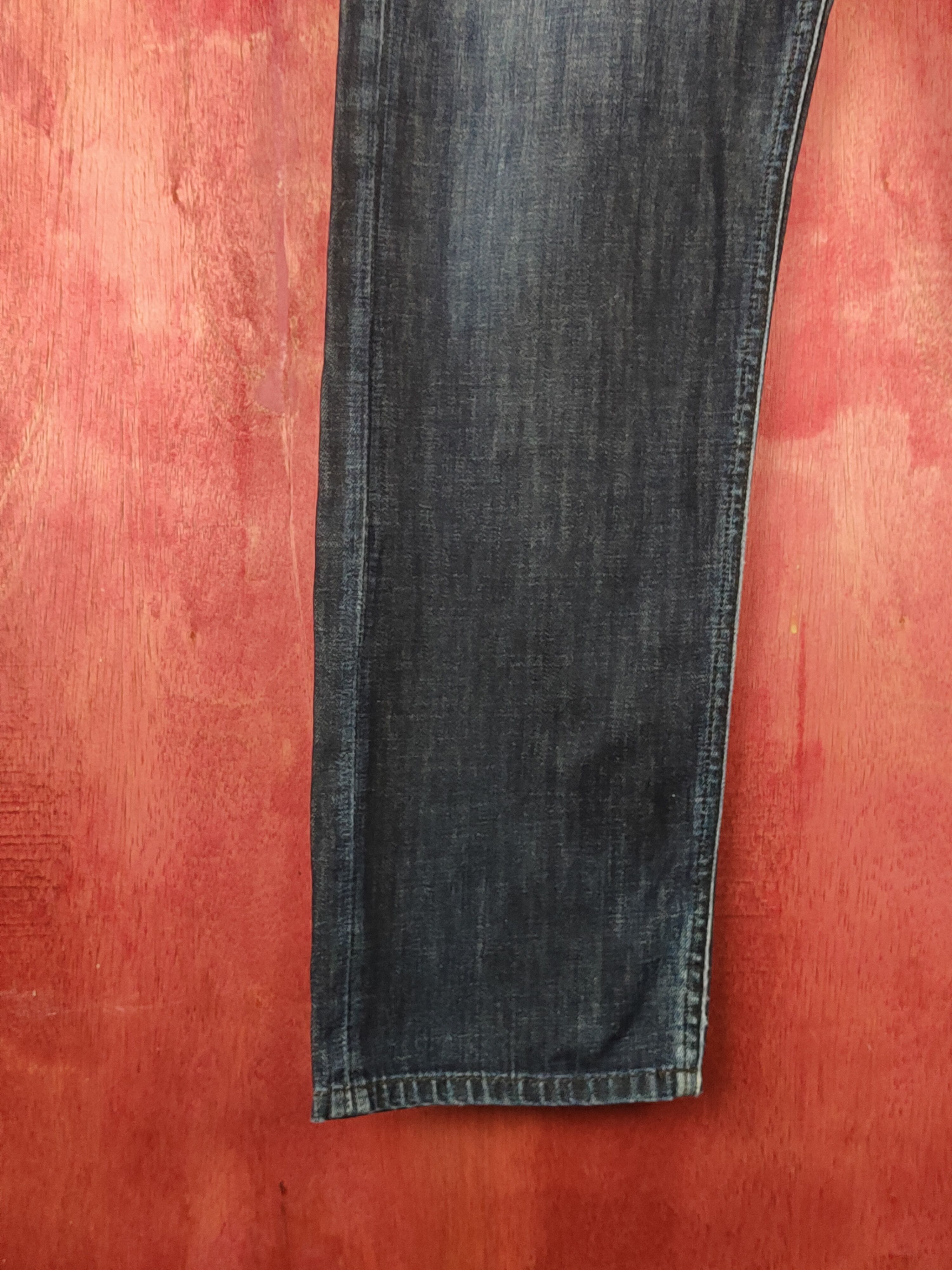 Armani Exchange Armani Exchange Dark Blue distressed jeans Denim #S1621 Size US 33 - 4 Thumbnail