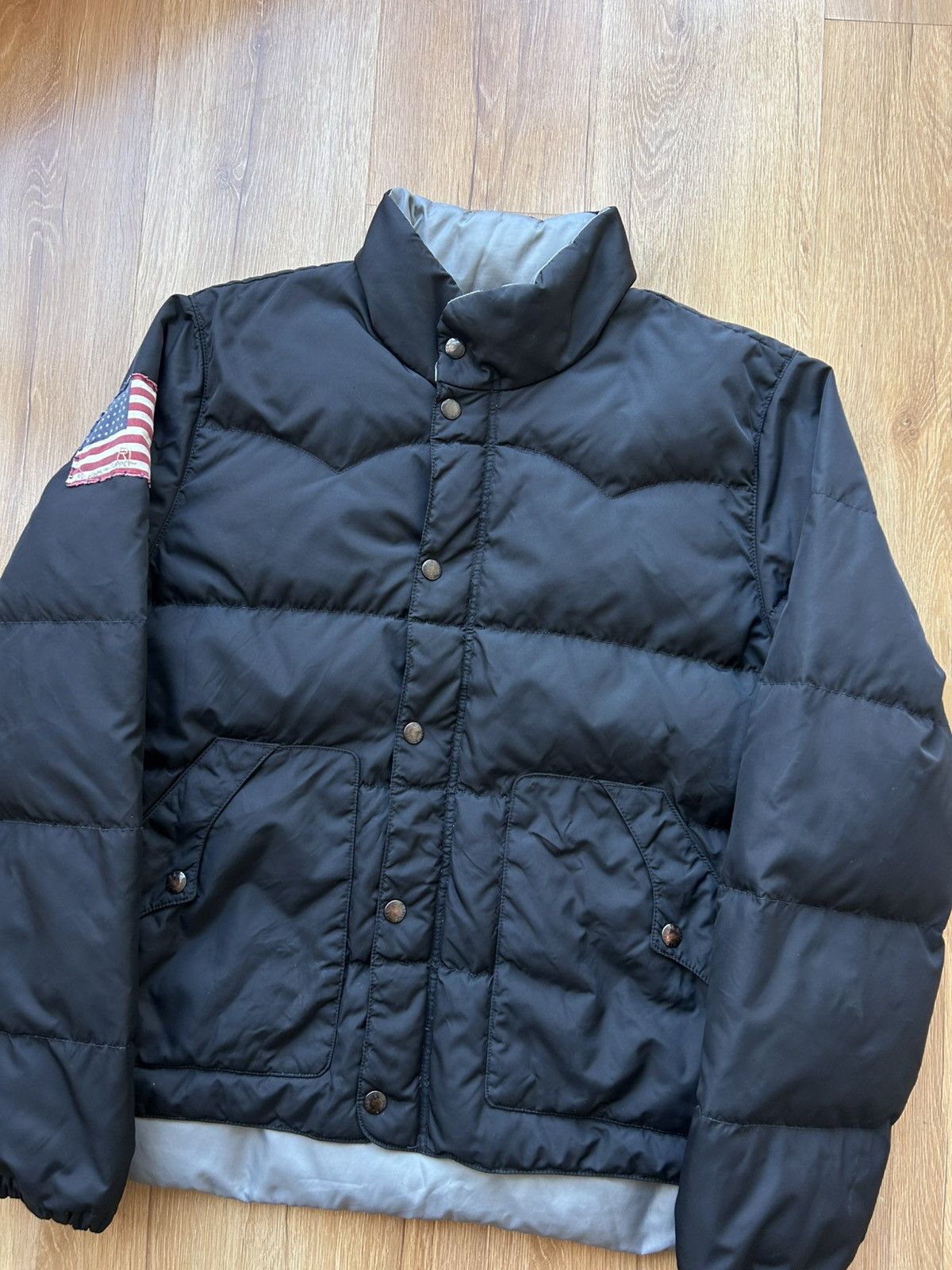 Ralph Lauren Denim & Supply Ralph Lauren USA Flag Down Puffer Jacket Size US XL / EU 56 / 4 - 2 Thumbnail
