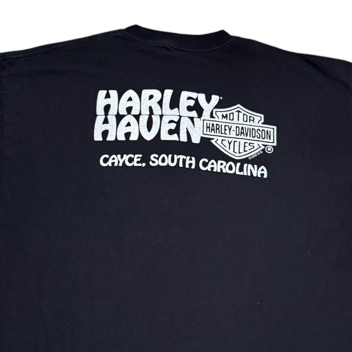 Harley Davidson Harley Davidson Cayce South Carolina Black Shirt Adult XL Size US XL / EU 56 / 4 - 5 Thumbnail