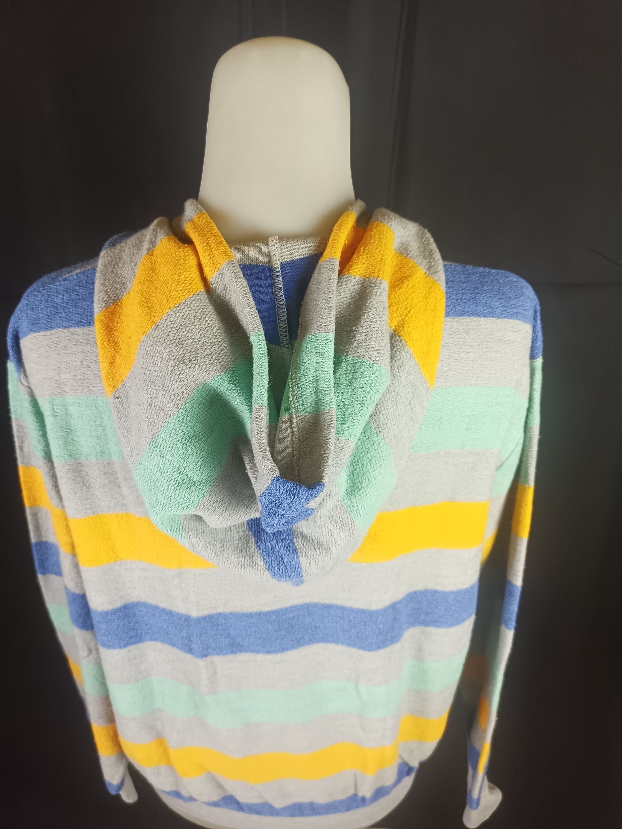 If Six Was Nine × Japanese Brand STOCKMAN Striped Hoodie Multicolor Size M / US 6-8 / IT 42-44 - 4 Thumbnail
