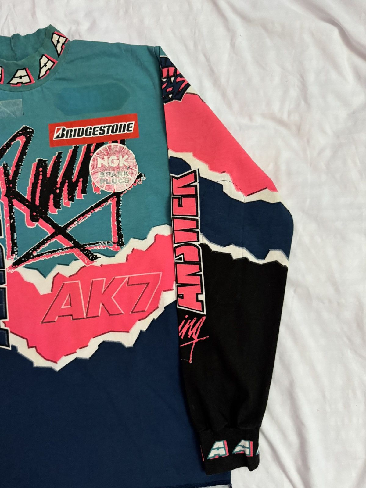 Vintage Vintage 90s Answer Racing Motocross Jersey Size US M / EU 48-50 / 2 - 3 Thumbnail