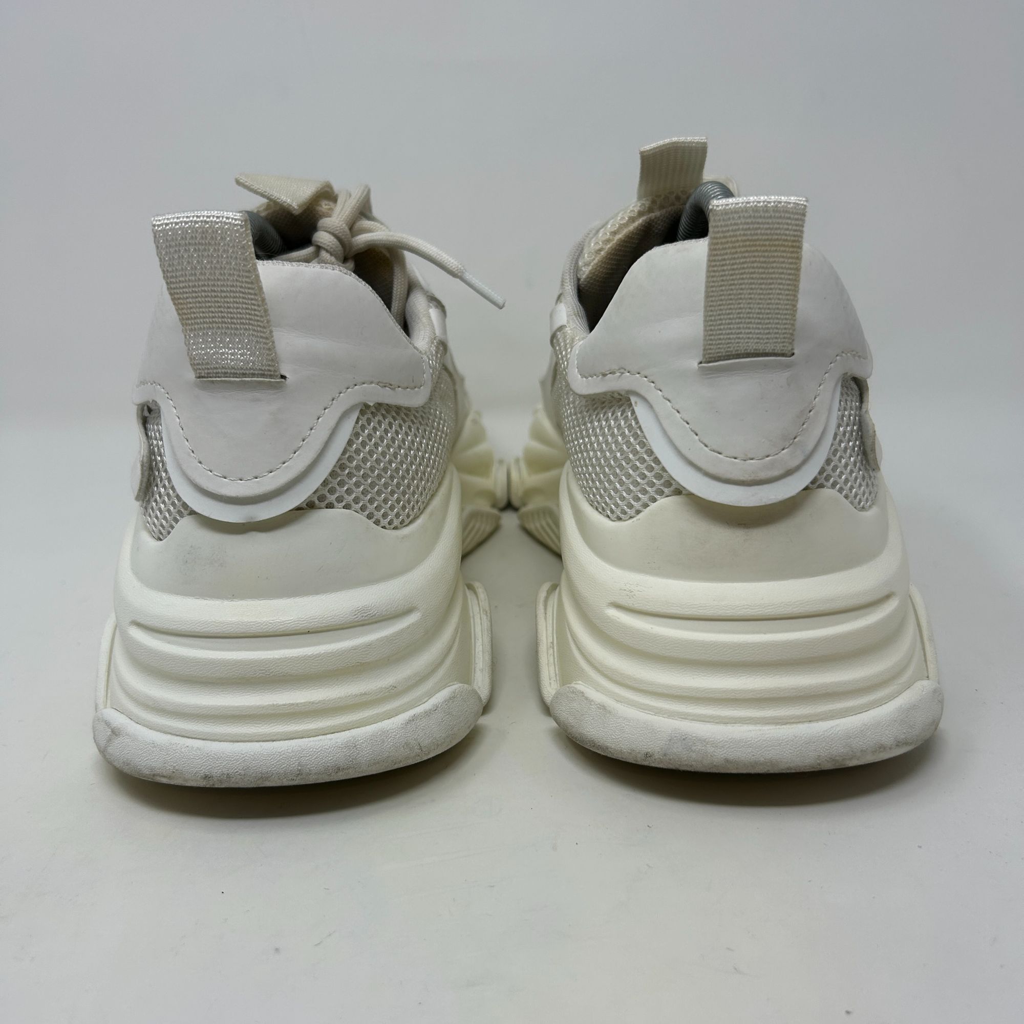 Steve Madden Steve Madden Possession White Womens 11M Chunky Retro Casual Size US 11 / IT 41 - 2 Thumbnail