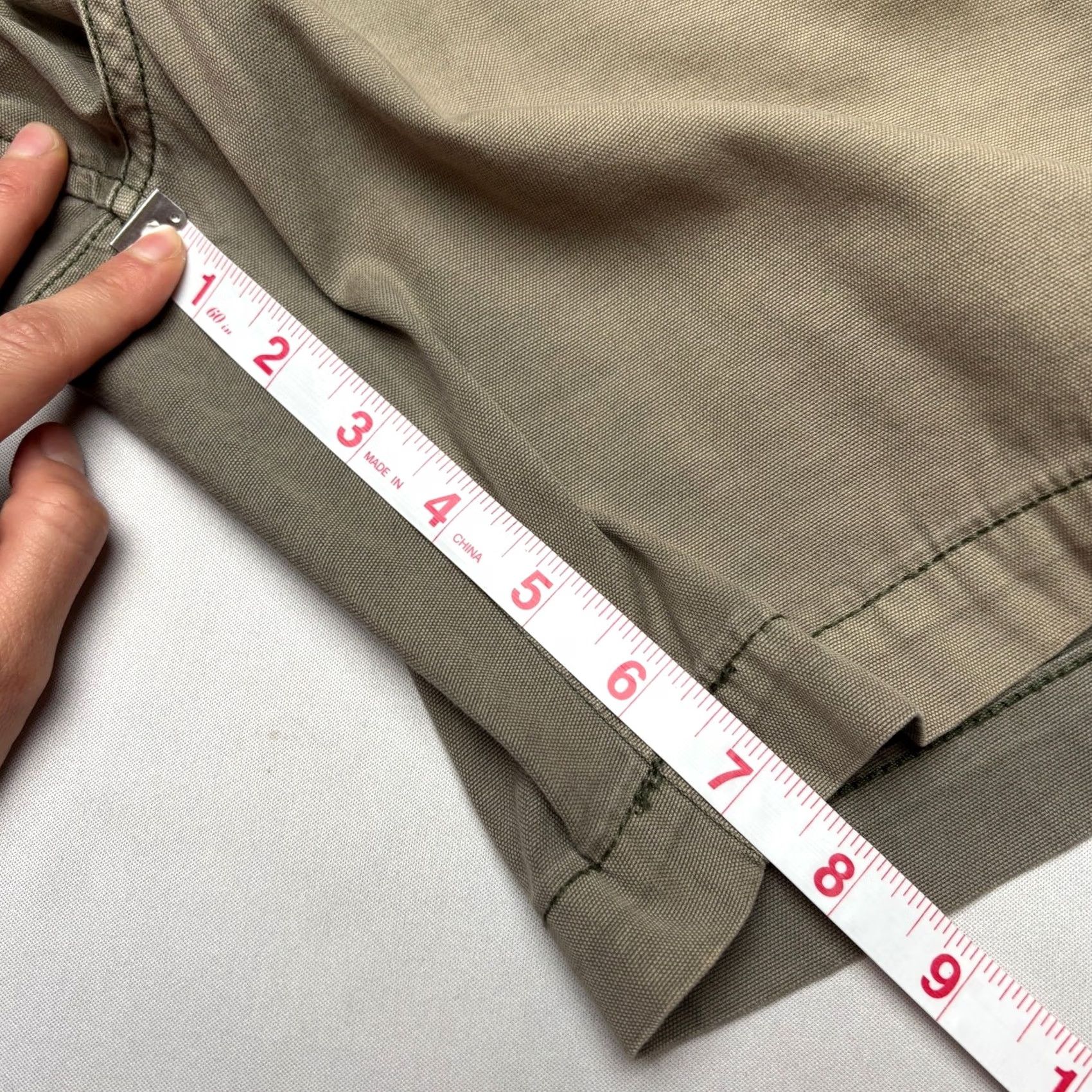 Buck Mason VINTAGE Buck Mason Men's Walk Shorts 28 7.5" Canvas Quiet Luxury Green Size US 28 / EU 44 - 5 Thumbnail