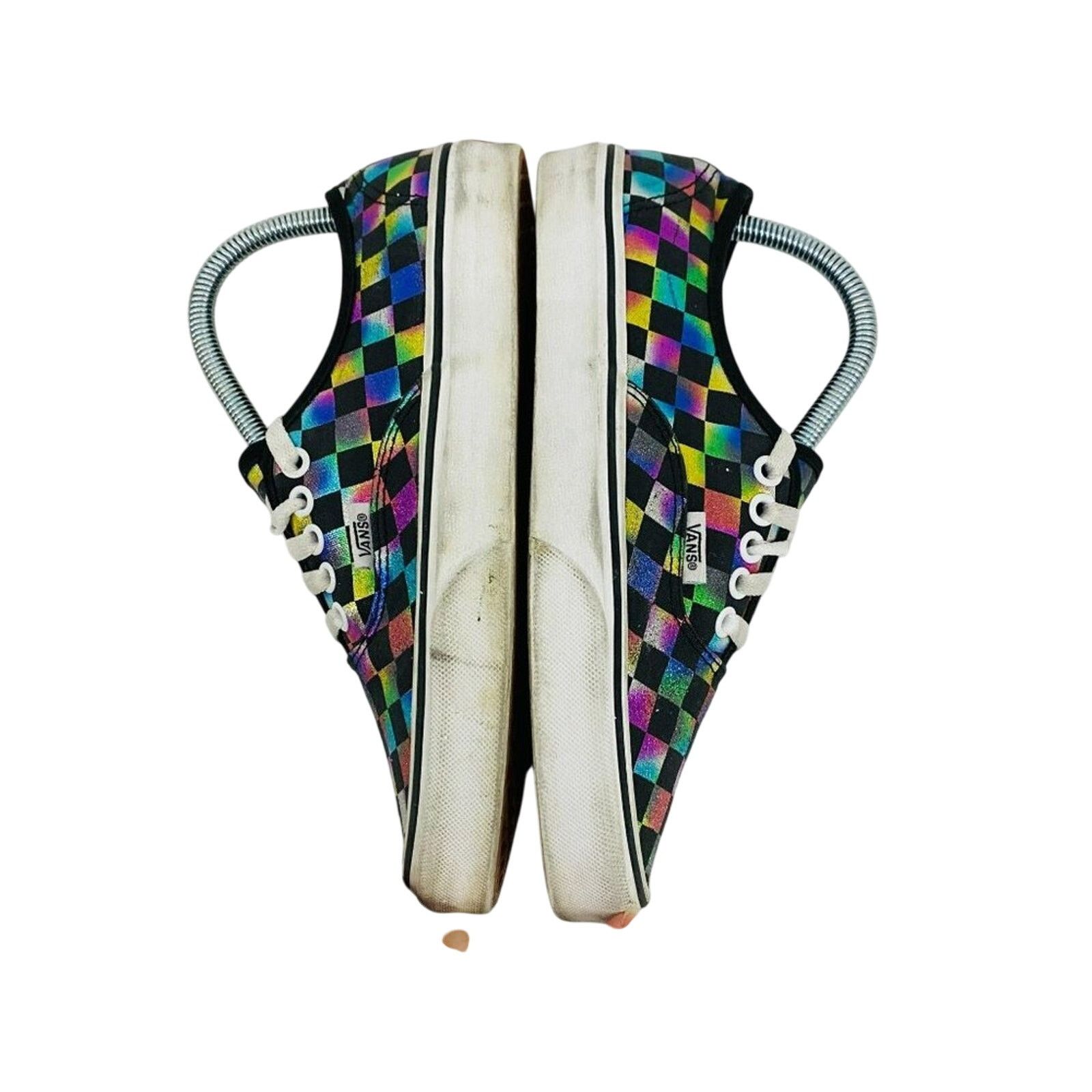 Vans Vans Iridescent Black Checkerboard Skate M 7 W 8.5 Size US 8.5 / IT 38.5 - 6 Thumbnail
