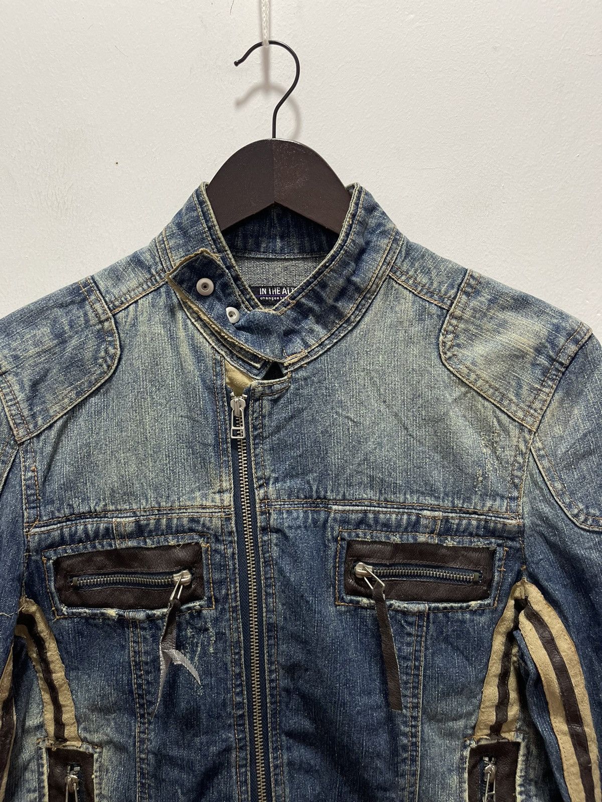In The Attic JAPANESE IN THE ATTIC MULTIPOCKET RIDER DENIM JACKET Size M / US 6-8 / IT 42-44 - 4 Thumbnail