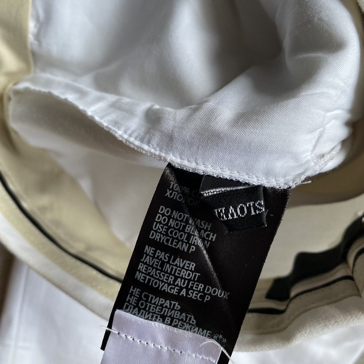 Haider Ackermann Haider Ackermann White Cotton Pants Size US 32 / EU 48 - 6 Thumbnail