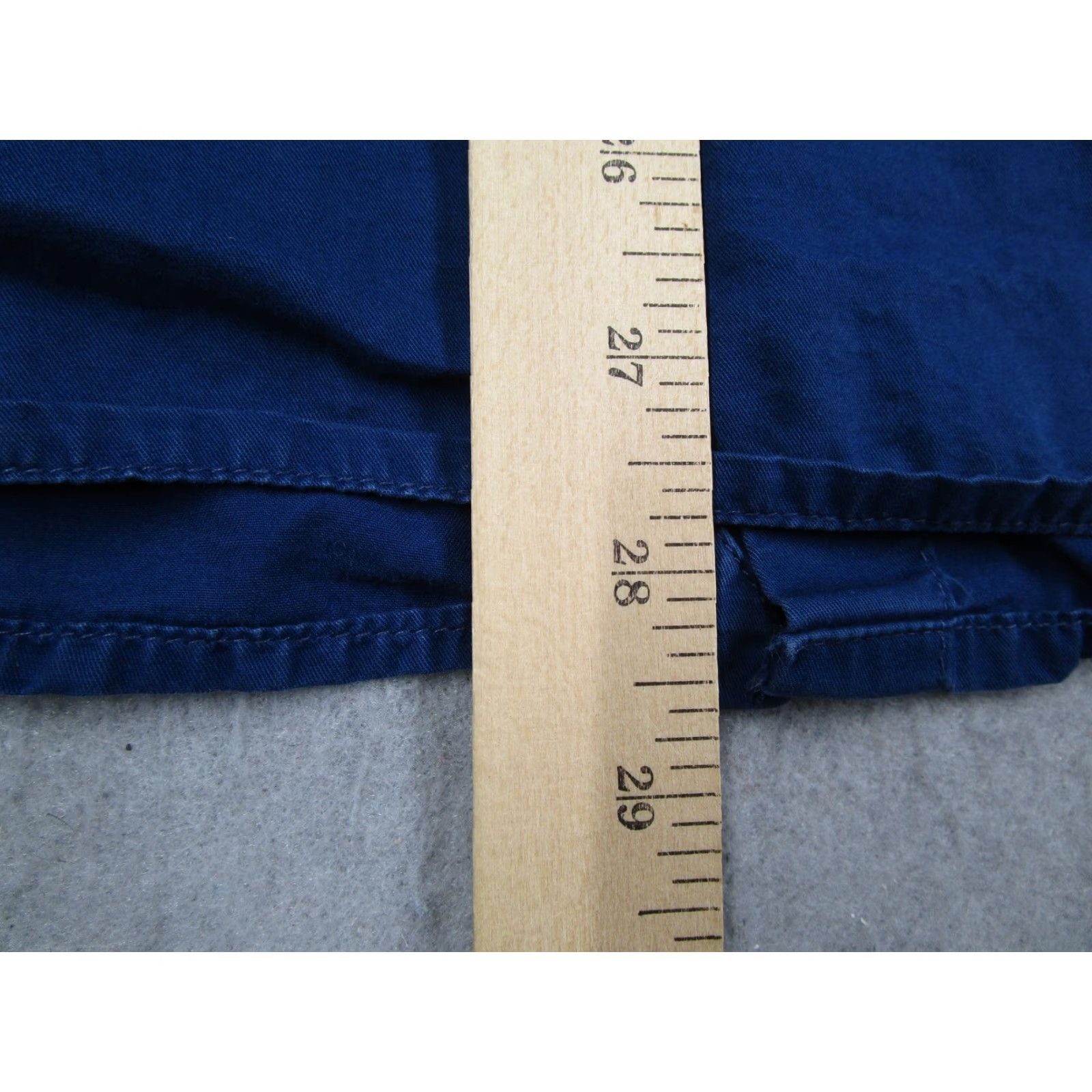 Lucky Brand Lucky Brand Utility Shirt Mens Large Blue 100% Button Front Twill Workwear Size US L / EU 52-54 / 3 - 6 Thumbnail