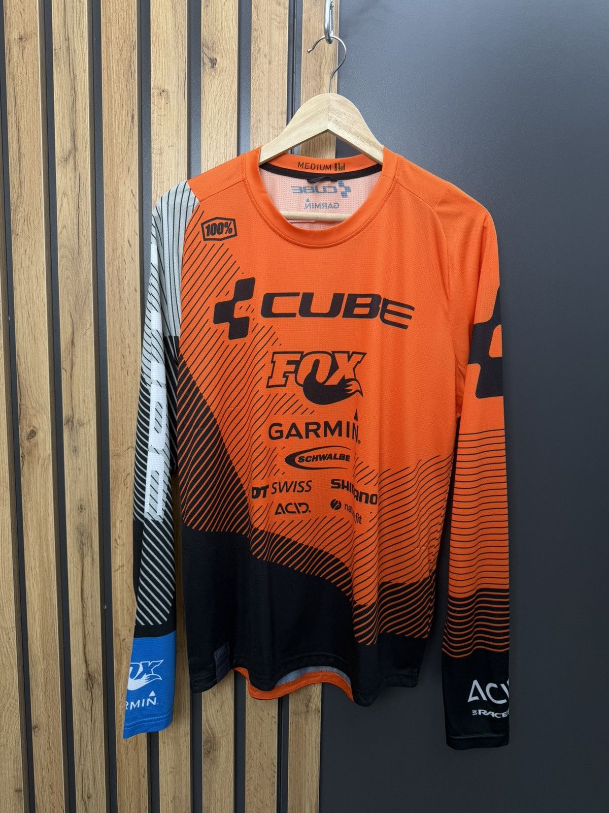 Vintage Cube Fox Garmin MTB Cycling Jersey Long Sleeve Size M Size US M / EU 48-50 / 2 - 1 Thumbnail
