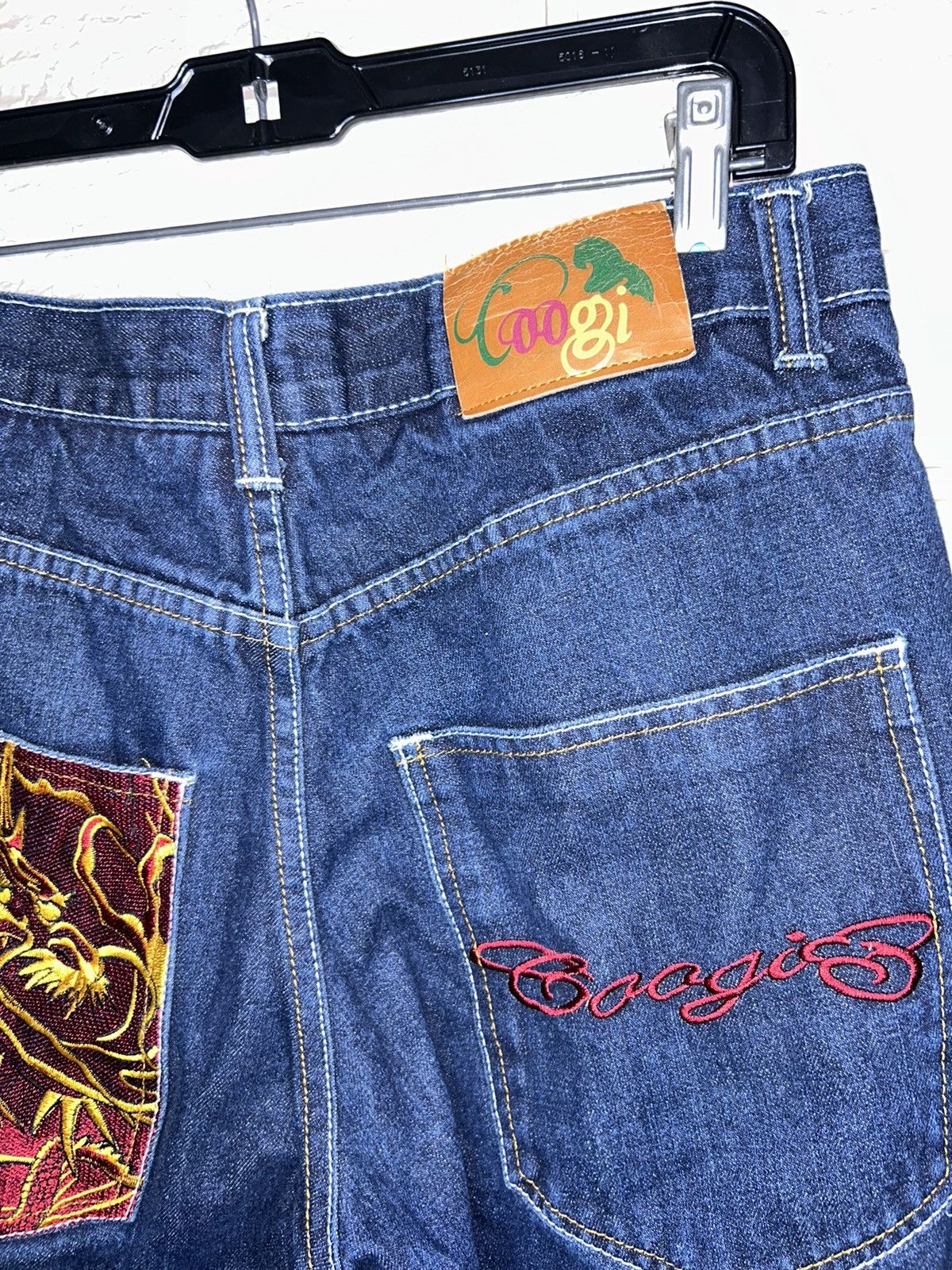 Coogi Vintage 90s Coogi Jeans Embroidered Dragon Jnco Style Size US 33 - 4 Thumbnail