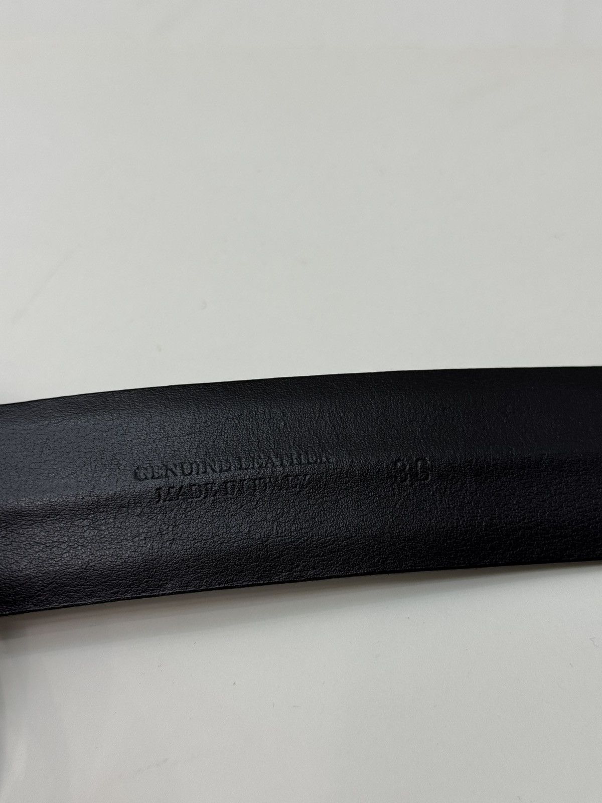 Ermenegildo Zegna Ermenegildo Zegna Leather Belt Size 36 - 3 Thumbnail