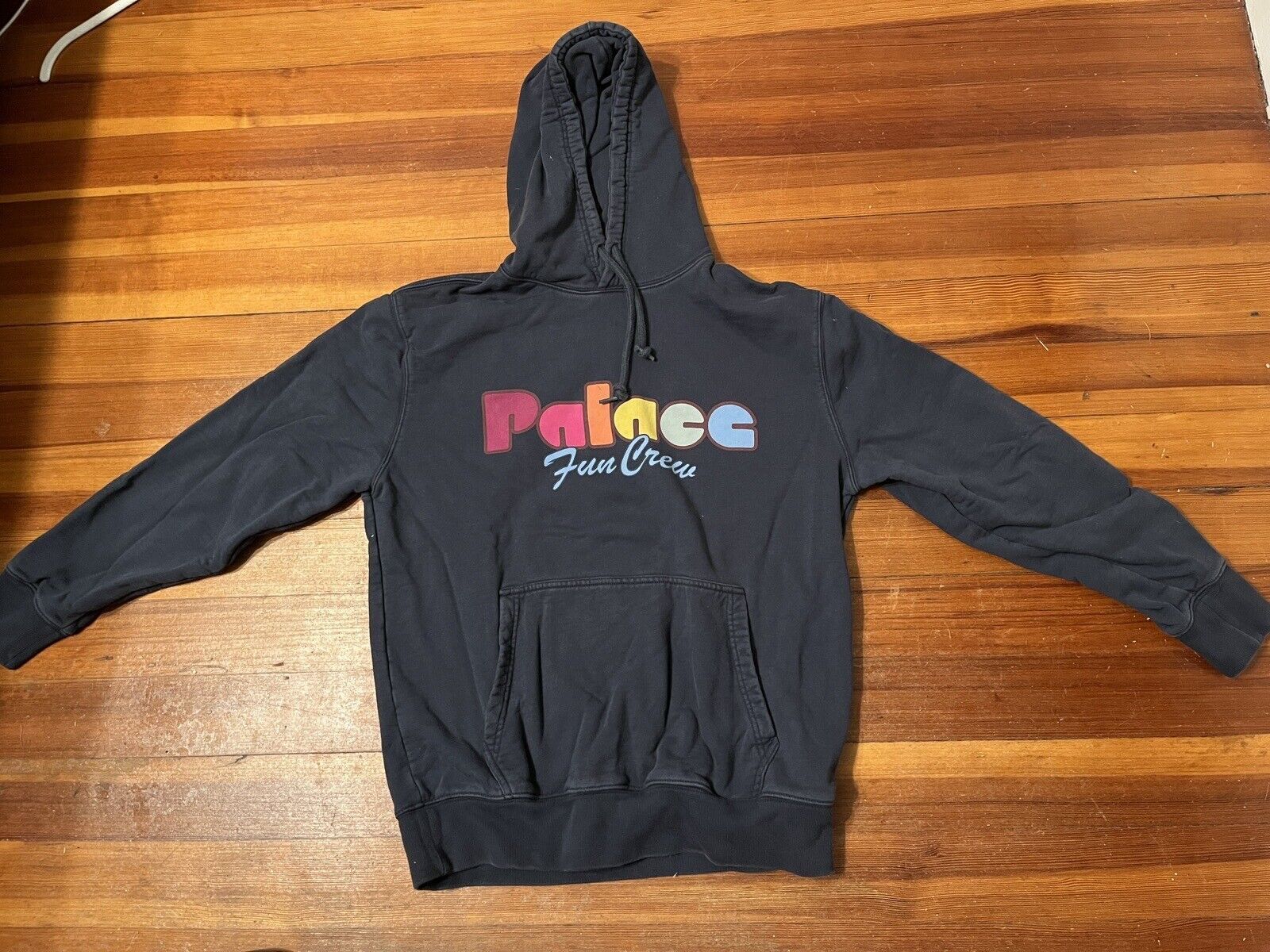 Palace Palace Fun Crew Hoodie Navy Multi Heavyweight Mens Medium Size US M / EU 48-50 / 2 - 2 Thumbnail