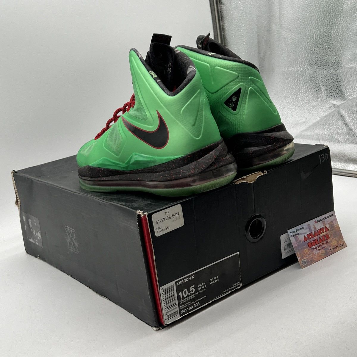 Nike Lebron 10 cutting Jade Size US 10.5 / EU 43-44 - 5 Thumbnail