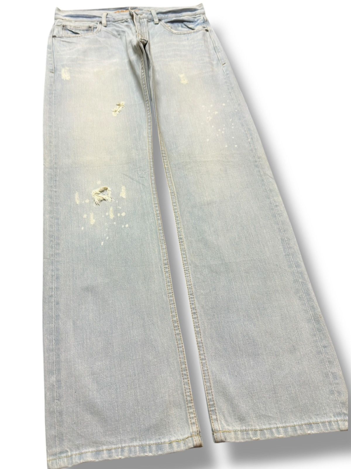 POST ARCHIVE FACTION (PAF) Vintage Archives Faded Grunge Distressed Denim Size US 30 / EU 46 - 3 Thumbnail
