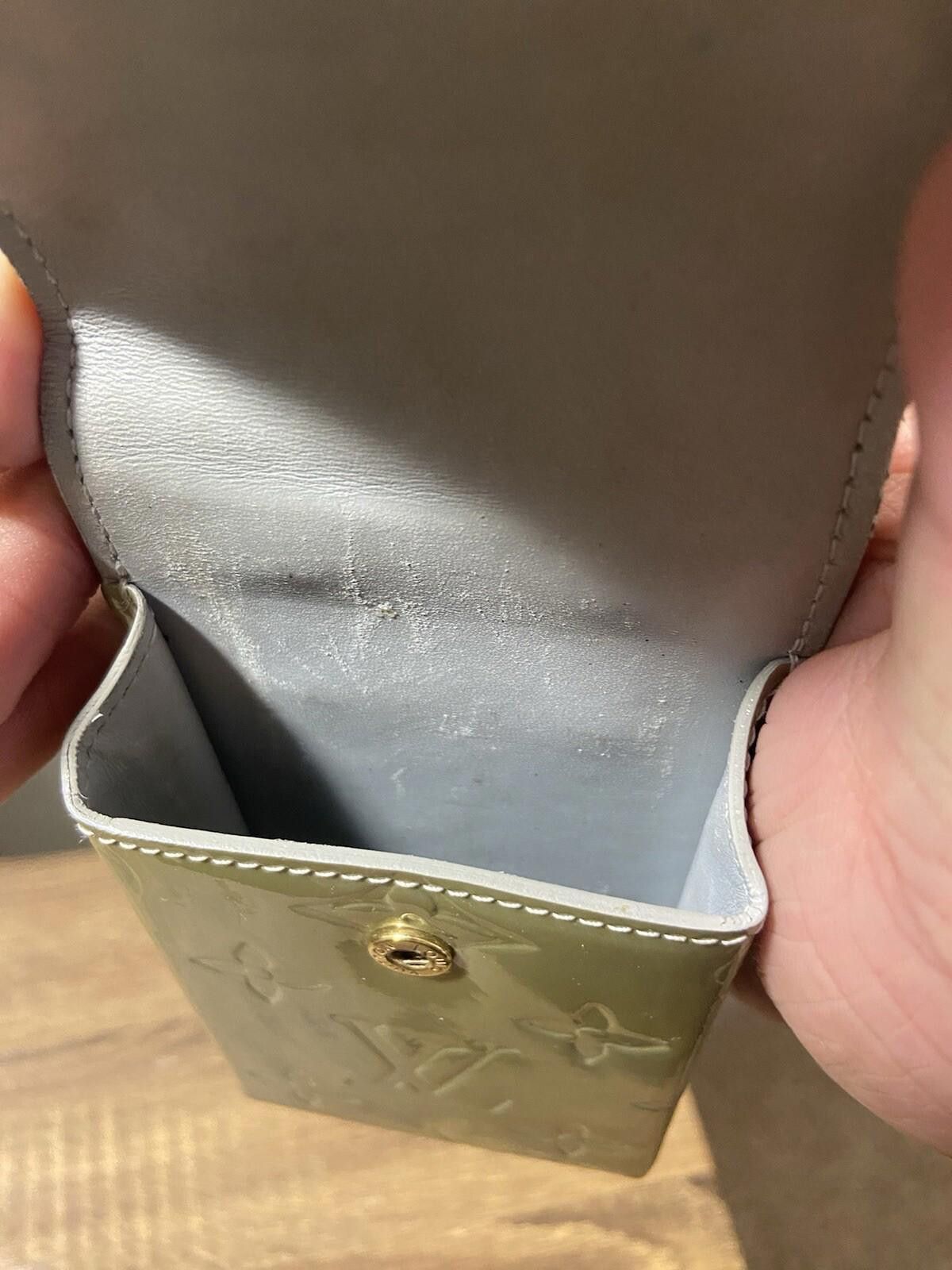 Louis Vuitton Louis Vuitton Vernis gold patent gray leather cigarette case Size ONE SIZE - 10 Thumbnail