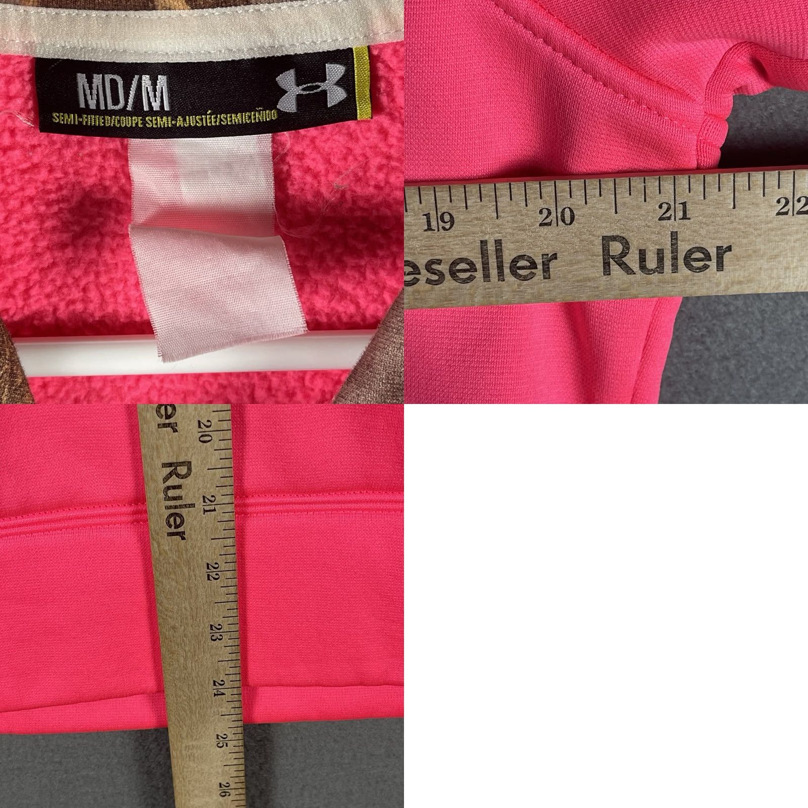 Under Armour Under Armour Hoodie Womens Storm Pullover Pink Camo Breast Cancer Logo Size M Size M / US 6-8 / IT 42-44 - 8 Thumbnail