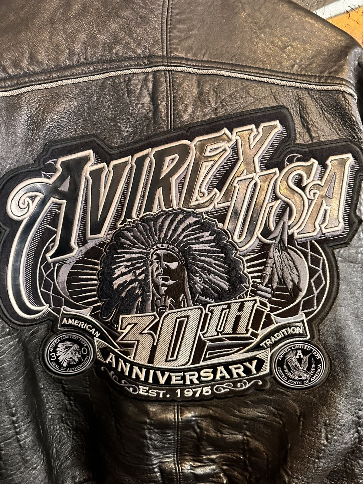 Avirex Avirex 30th Anniversary Leather Varsity Jacket black Size US M / EU 48-50 / 2 - 6 Thumbnail