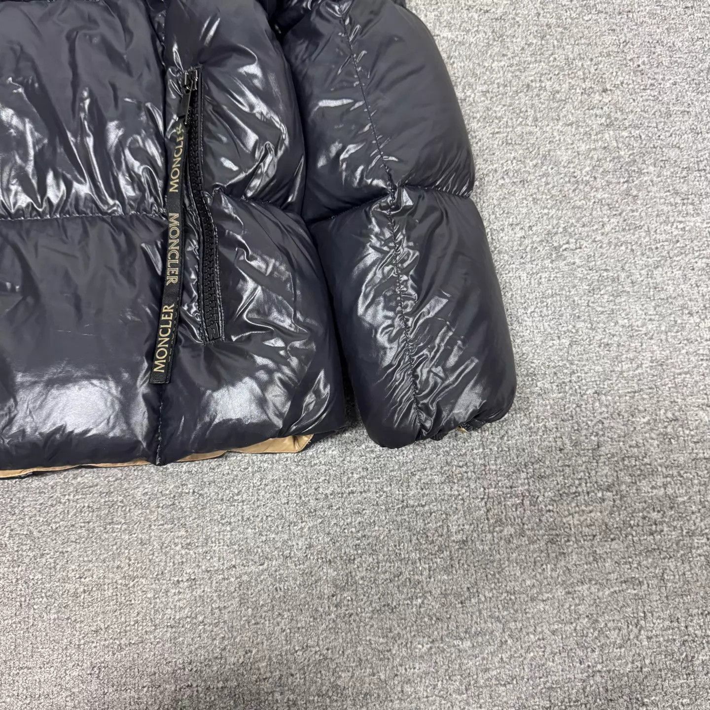 Moncler Moncler Parana Black Gold Hooded Down Coat 2 99New Size US M / EU 48-50 / 2 - 5 Thumbnail