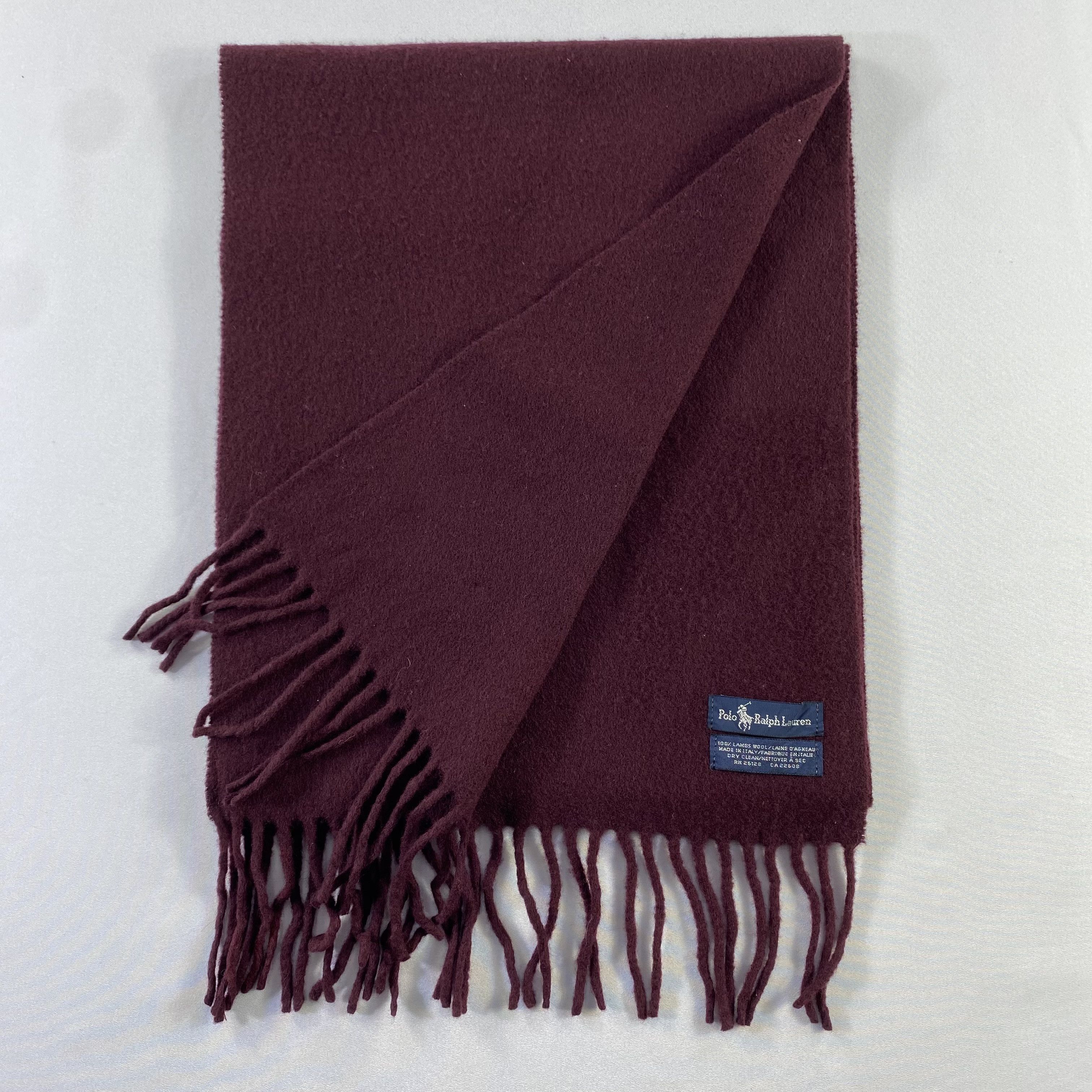 Polo Ralph Lauren Polo Ralph Lauren Scarf Plain Neck Wrap Wool Muffler Size ONE SIZE - 5 Thumbnail