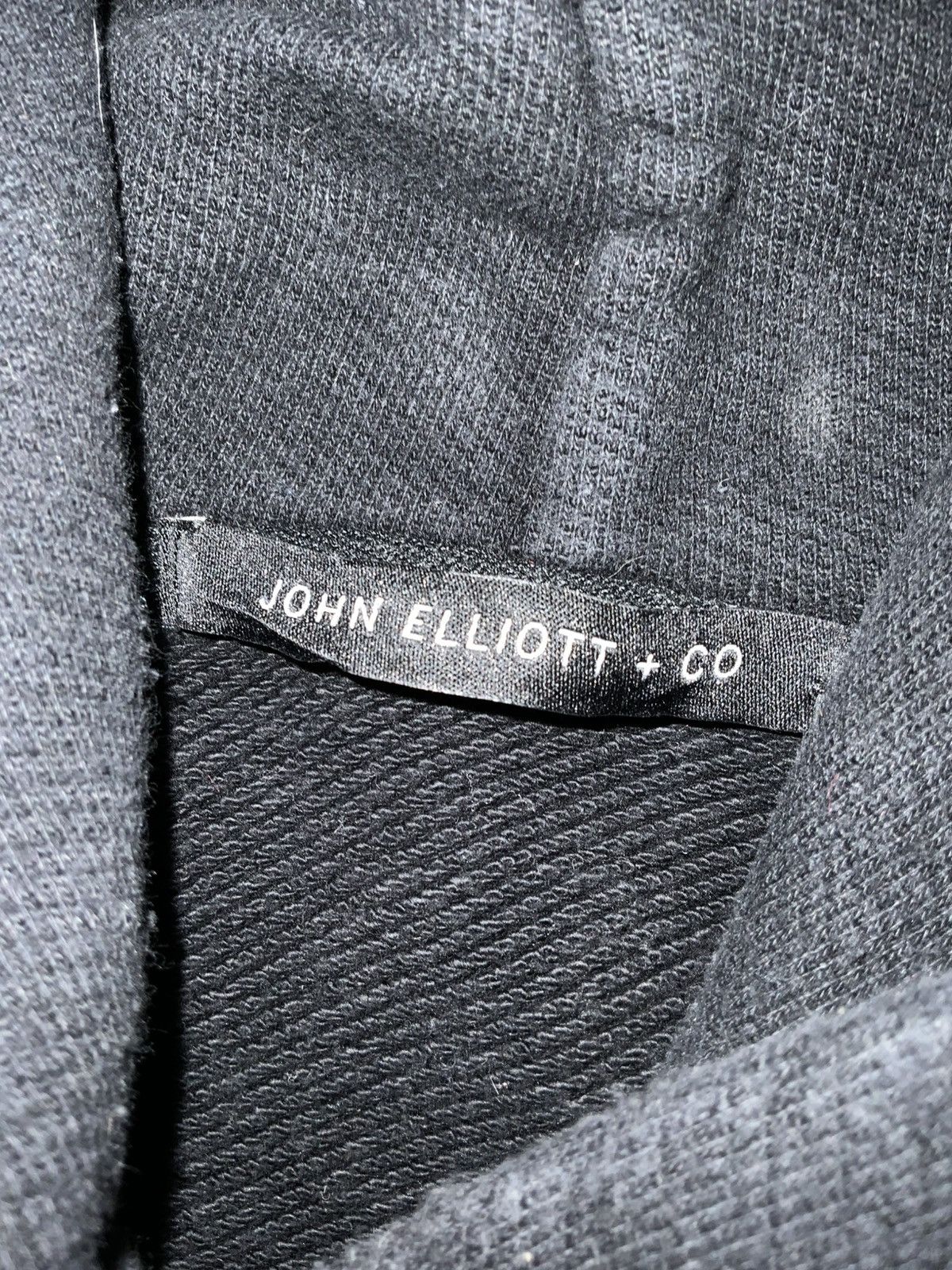 John Elliott $198 John Elliott Black Slim Terry Villain Side Zip Hoodie Size US L / EU 52-54 / 3 - 6 Thumbnail