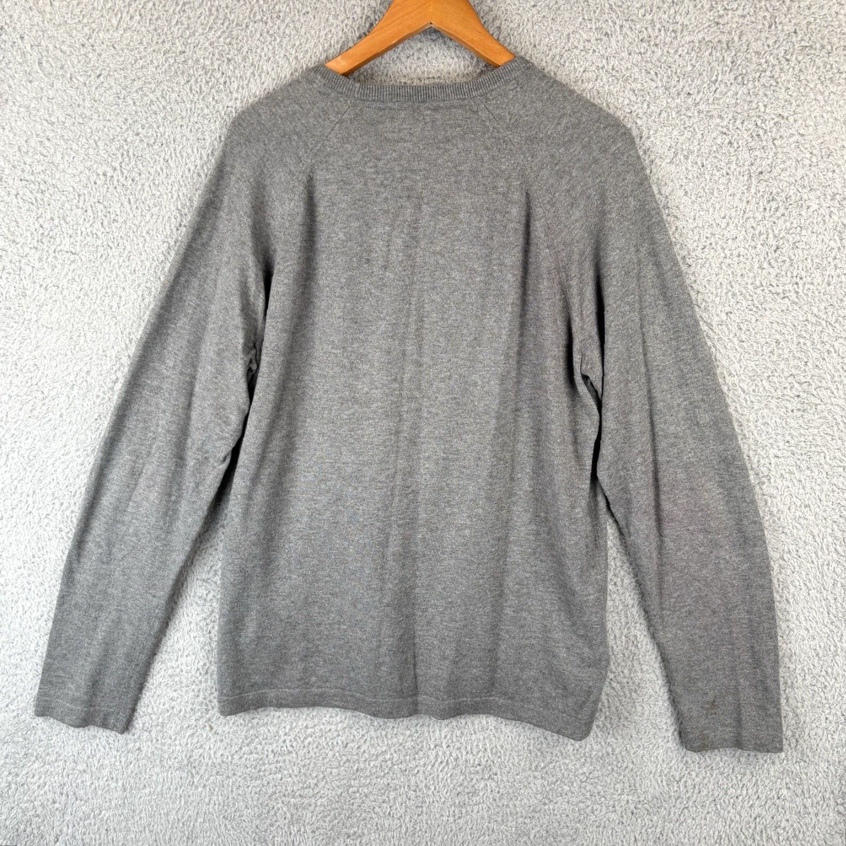Eddie Bauer Eddie Bauer Sweater Men L Gray Cashmere Blend Crewneck Travex Casual Classic Pullover Knits Mens Size US L / EU 52-54 / 3 - 4 Thumbnail