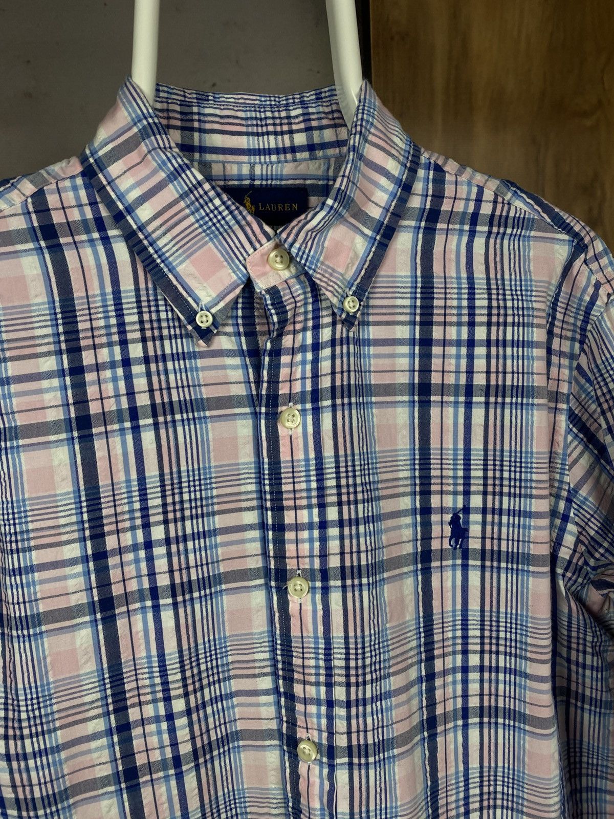 Polo Ralph Lauren 🎠Vintage Shirt Button Up Polo Ralph Lauren Flannel Pony Tee🎠 Size US L / EU 52-54 / 3 - 2 Thumbnail