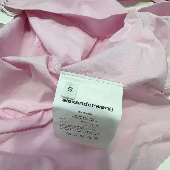 Alexander Wang Alexander Wang Pink Cotton Long Sleeve Shirt - Size S / US 4 / IT 40 - 5 Thumbnail