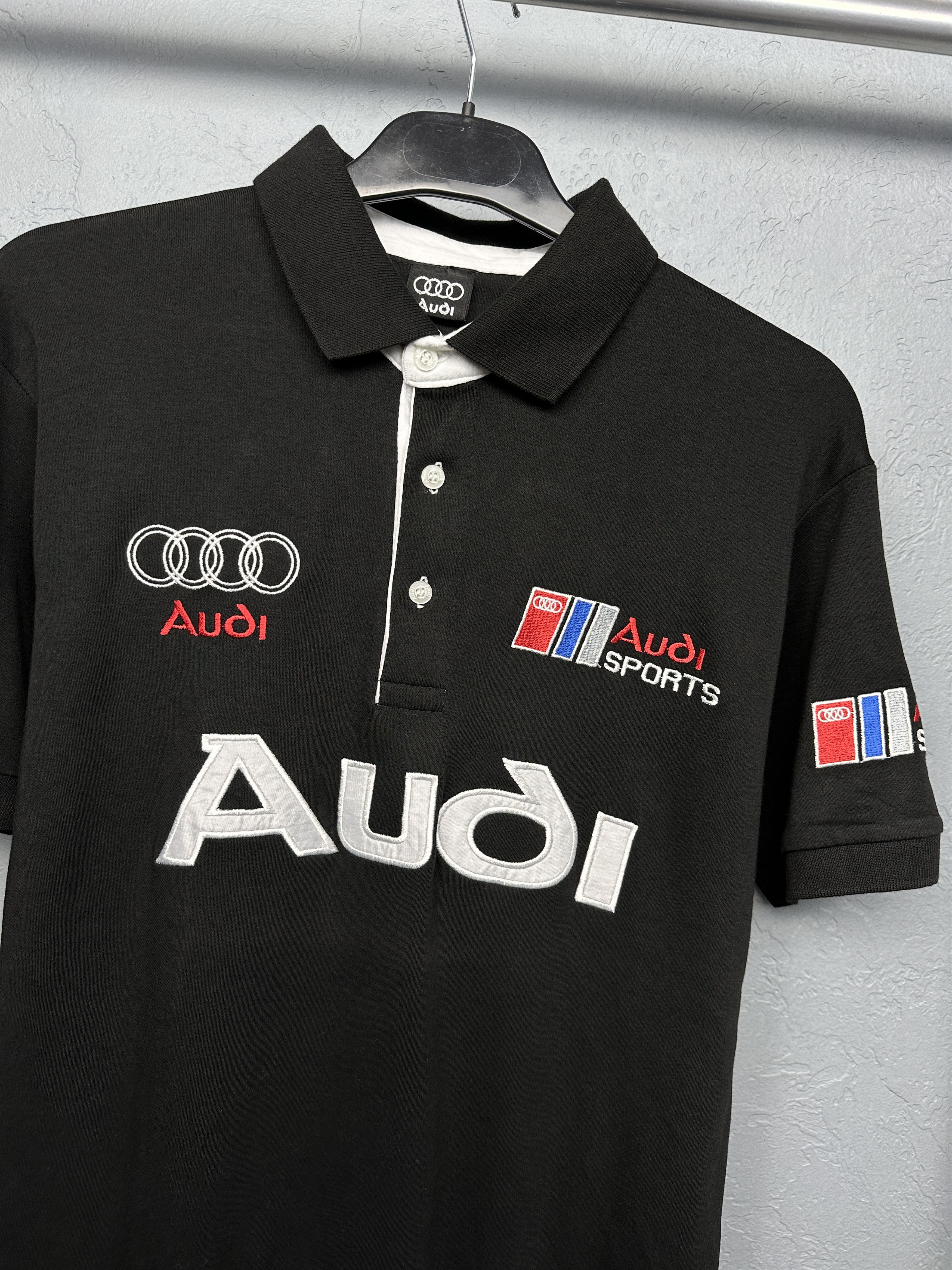 Audi Audi Vintage Mens Polo Shirt Size US S / EU 44-46 / 1 - 2 Thumbnail