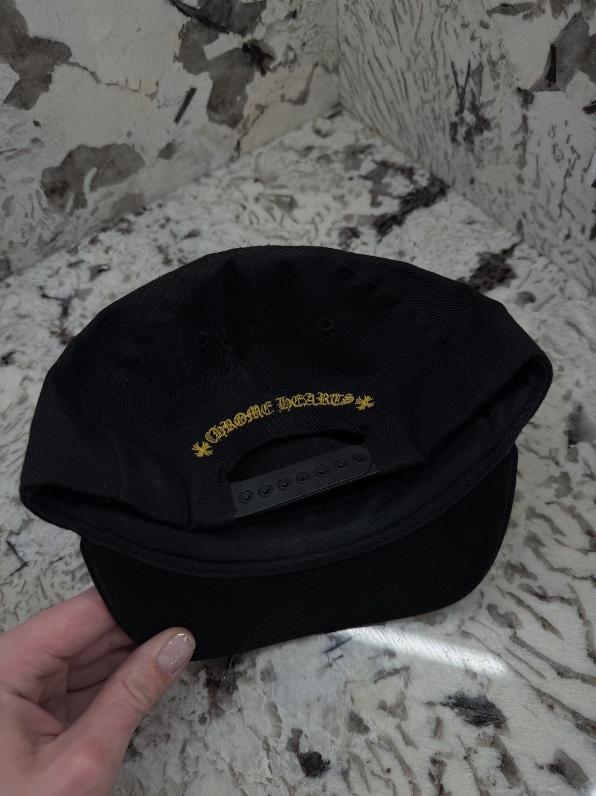 Chrome Hearts Chrome Hearts CH Patch Hat Black Yellow Baseball Cap Size ONE SIZE - 7 Thumbnail