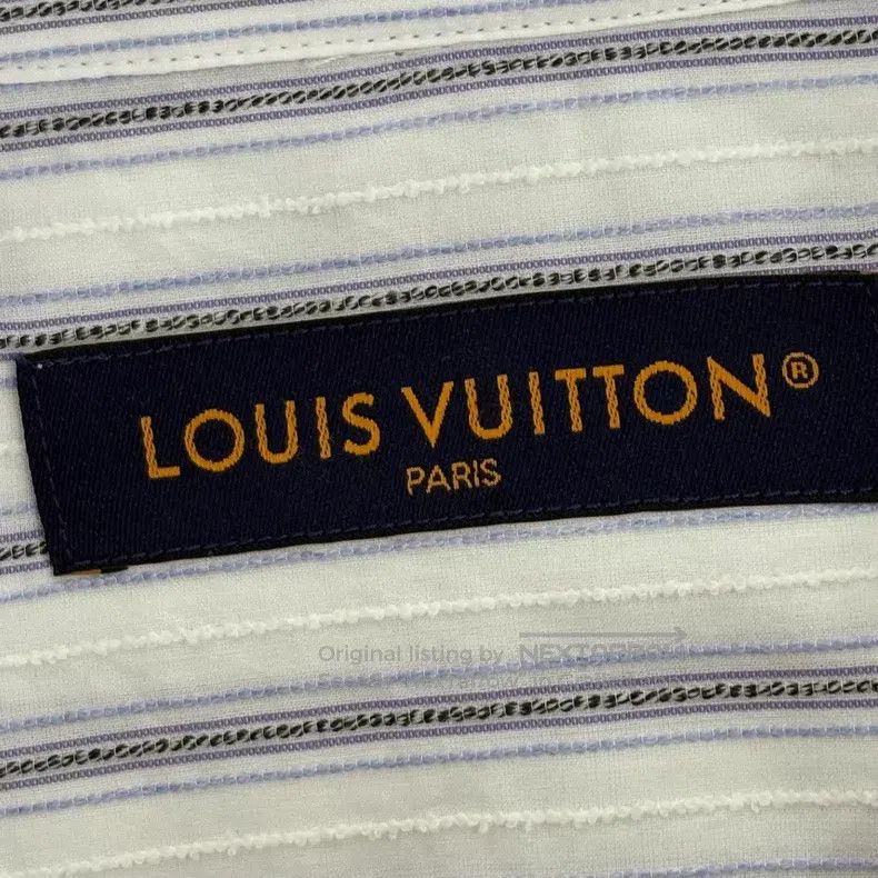 Louis Vuitton Louis Vuitton SS26 Vertical Stripe Long Sleeve Jacket Shir Size US M / EU 48-50 / 2 - 3 Thumbnail