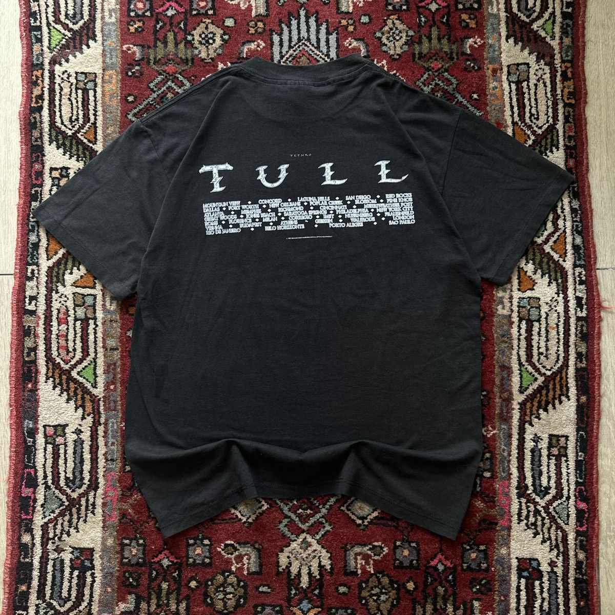 Vintage 1987 Jethro Tull Tour Vintage Band T-Shirt Size US L / EU 52-54 / 3 - 9 Thumbnail