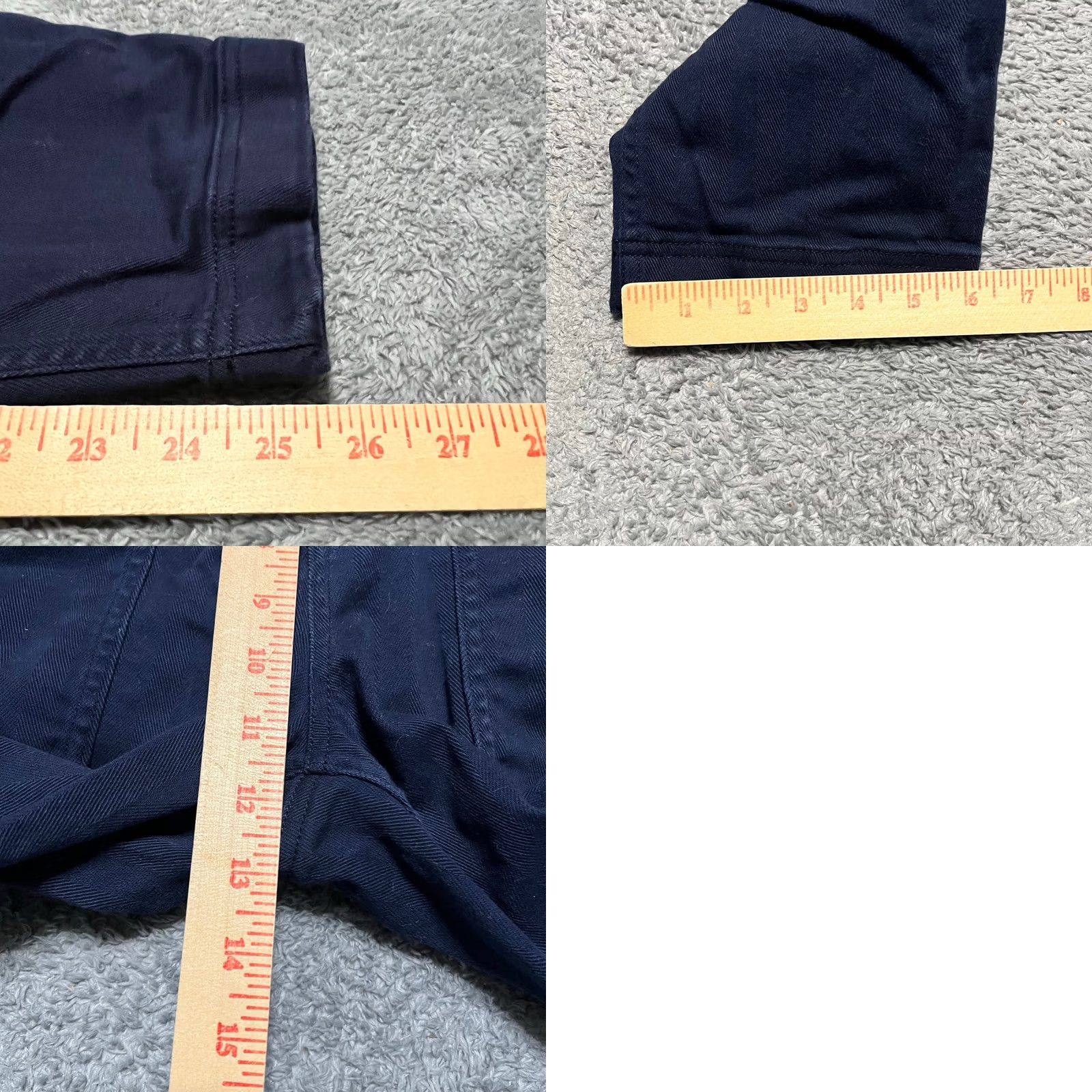Duluth Trading Company Duluth Pants Womens 12 Reserve Stovepipe Navy Blue Hike Outdoor Crop Chino Regular 33x25.5 Womens Size 34" / US 12 / IT 48 - 8 Thumbnail