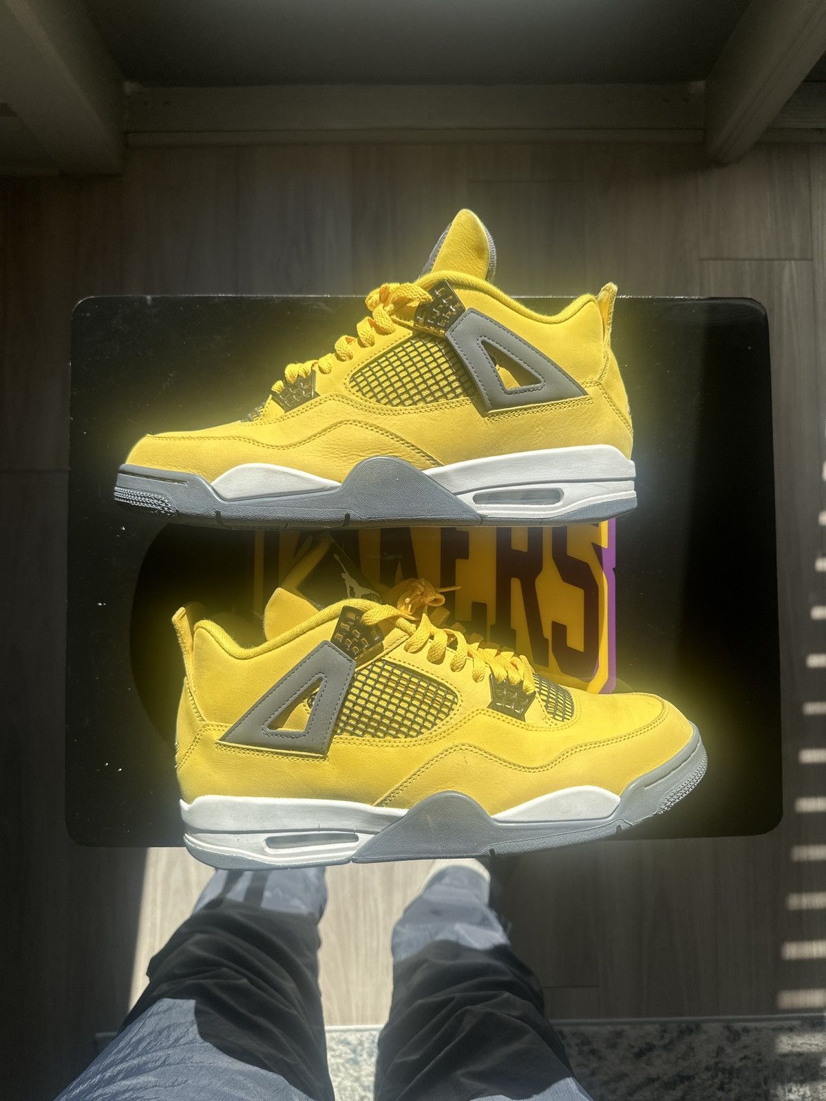 Jordan Brand Air Jordan 4 Retro "Lightning" Size US 12 / EU 45 - 1 Thumbnail