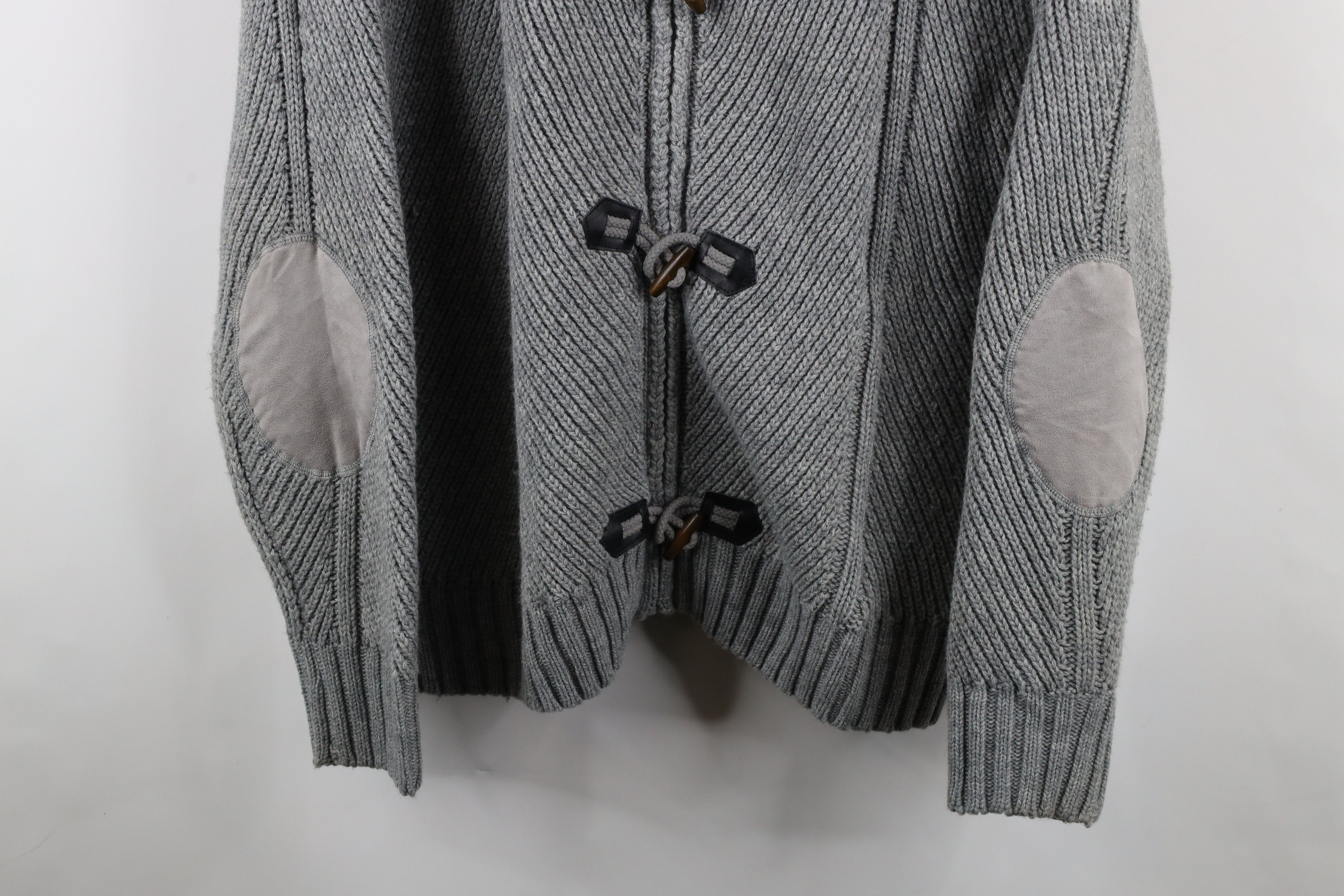 Vintage Vintage 90s Streetwear Toggle Button Knit Full Zip Sweater Size US XXL / EU 58 / 5 - 3 Thumbnail