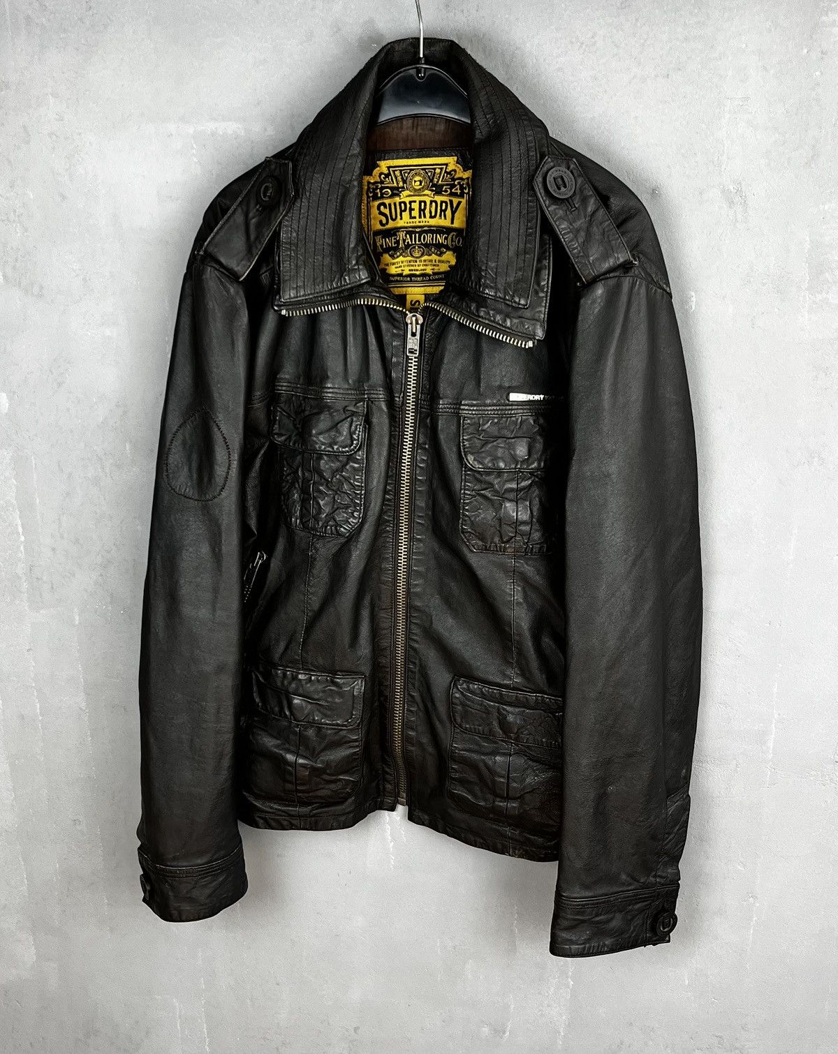 Superdry Superdry leather jacket biker Size US XL / EU 56 / 4 - 1 Thumbnail