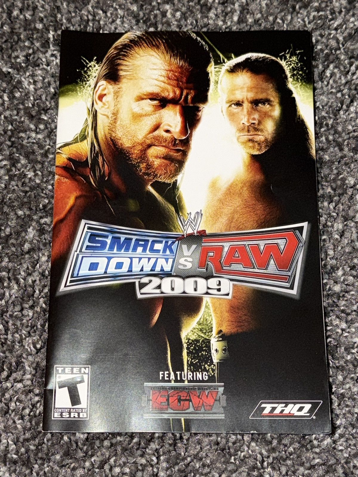 WWE Sony PlayStation 2 WWE Wrestling Smackdown Vs Raw 2009 Size ONE SIZE - 17 Thumbnail