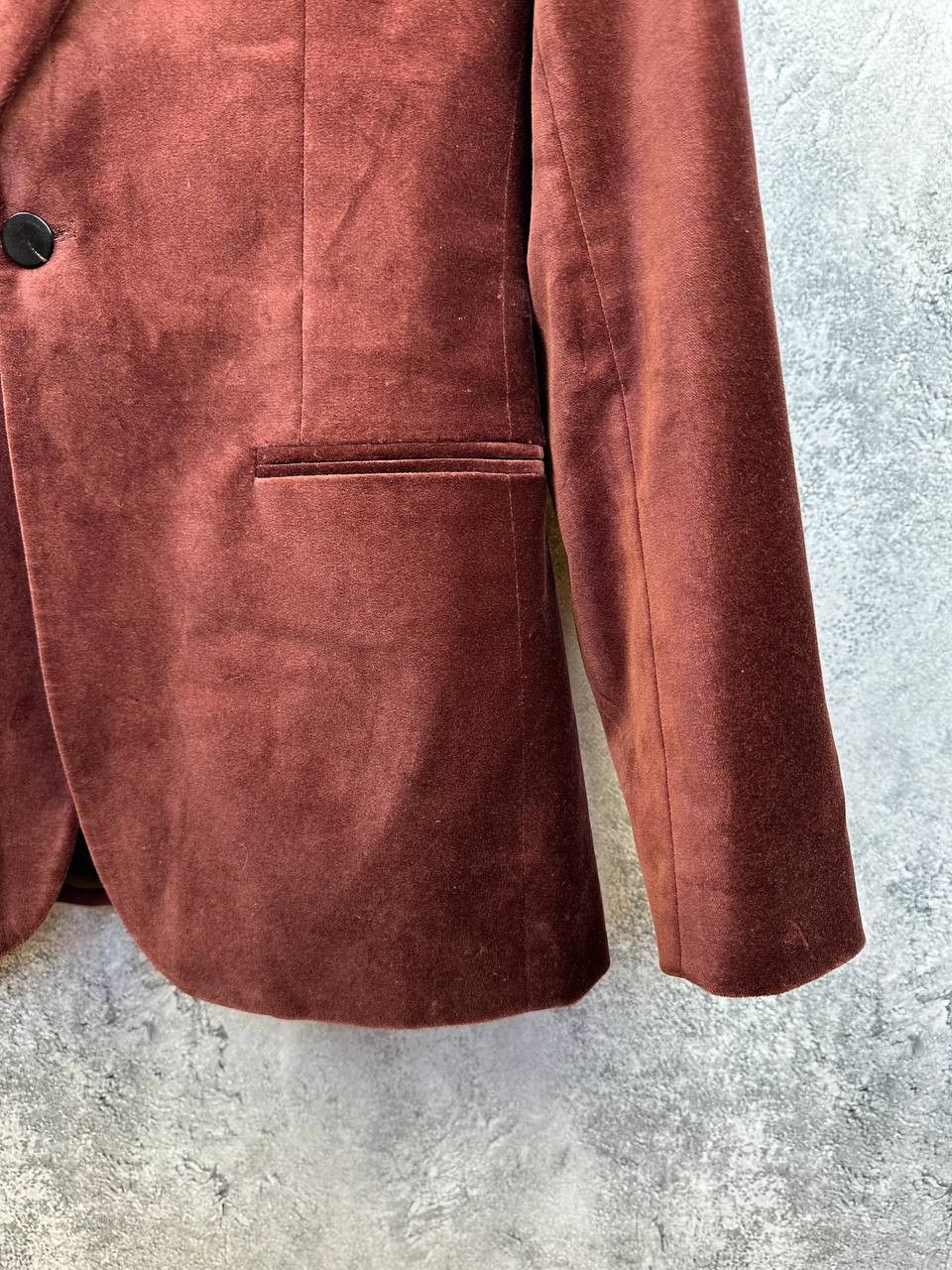 Reiss RRP $400 Reiss Apsara Tailored Single-Breasted Velvet Blazer Size 36R - 8 Thumbnail