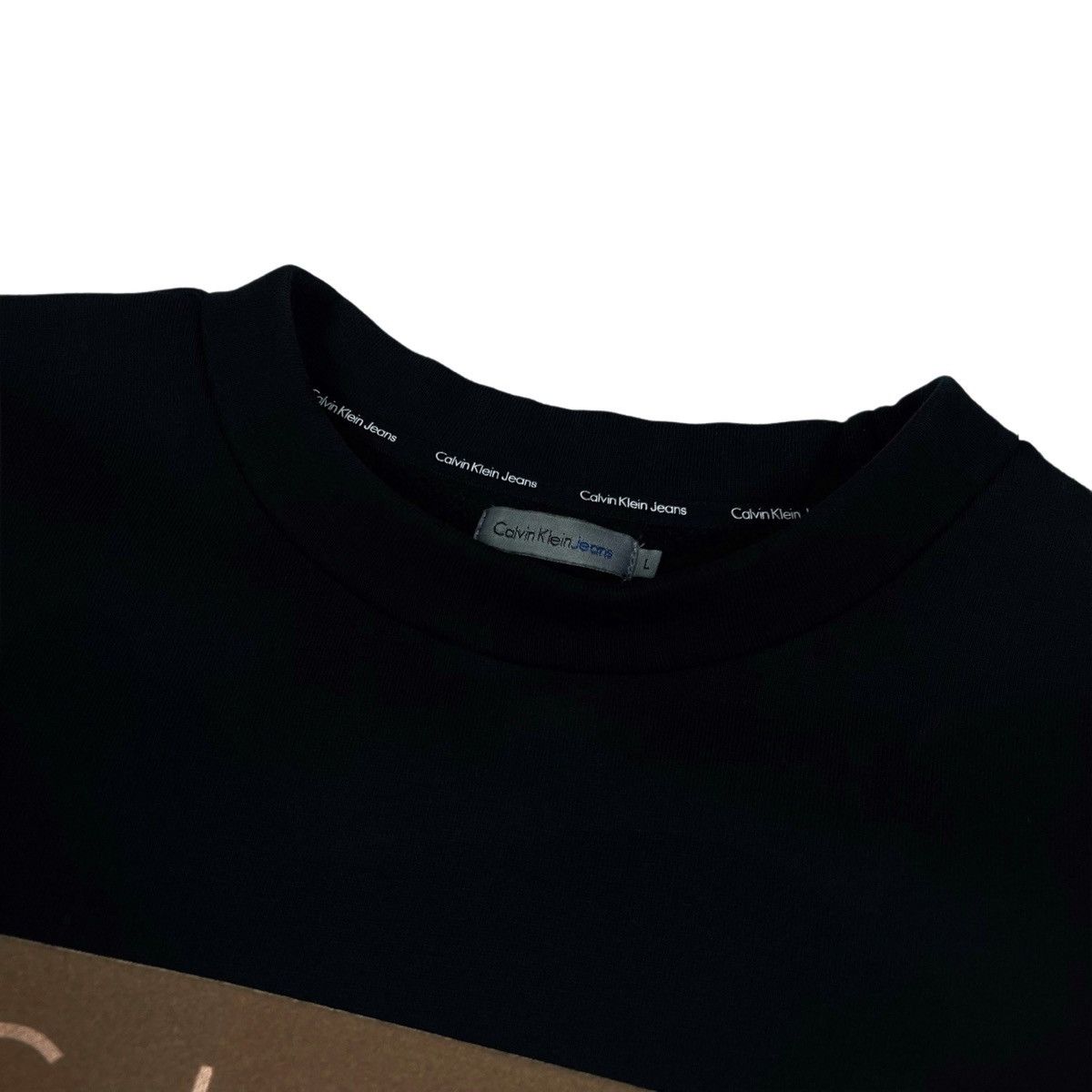 Calvin Klein Calvin Klein Jeans Velour Logo Sweatshirt Size L / US 10 / IT 46 - 4 Thumbnail