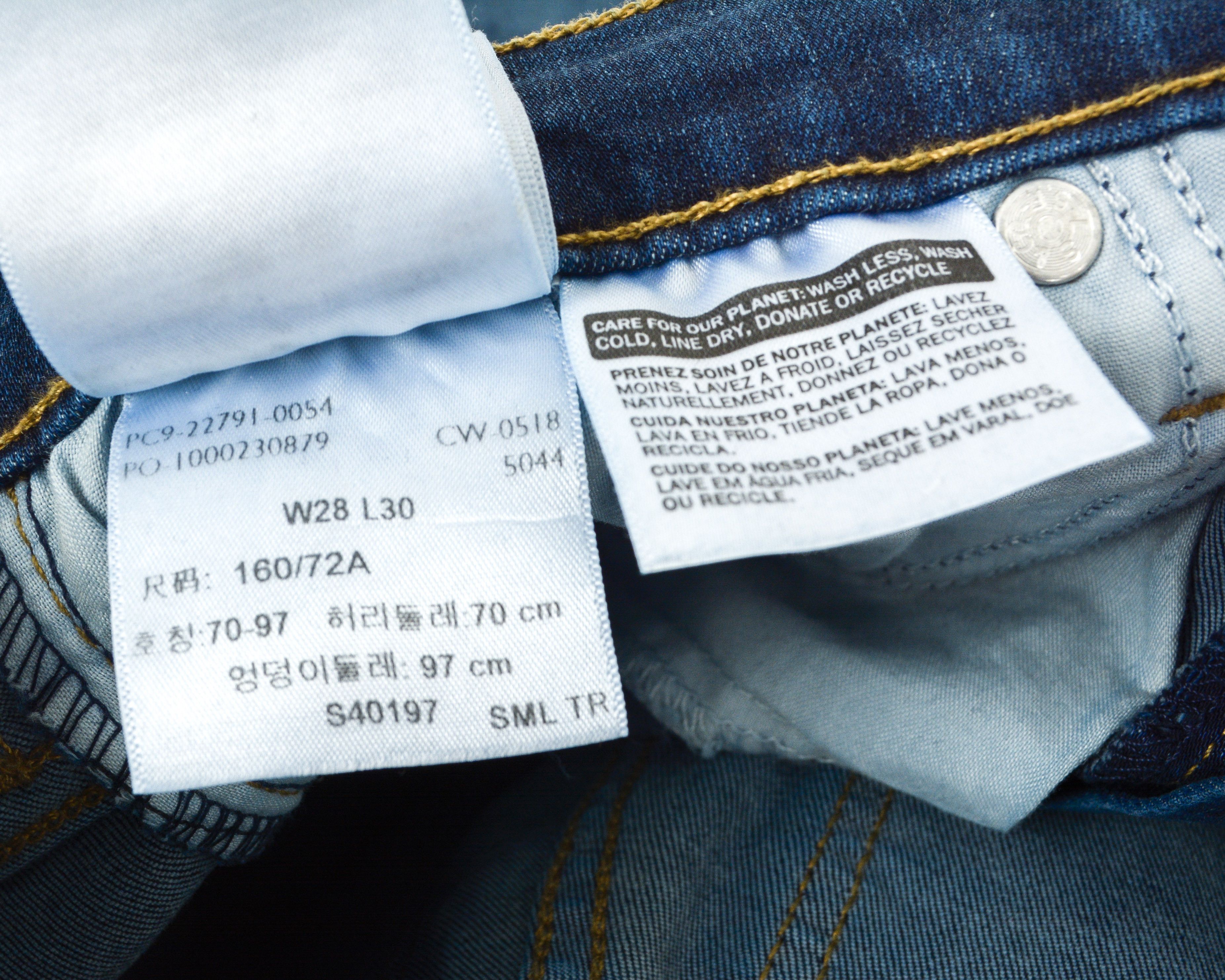 Levi's Big E Mile High Super Skinny Women W28 L30 Jeans Trousers Size 28" / US 6 / IT 42 - 4 Thumbnail