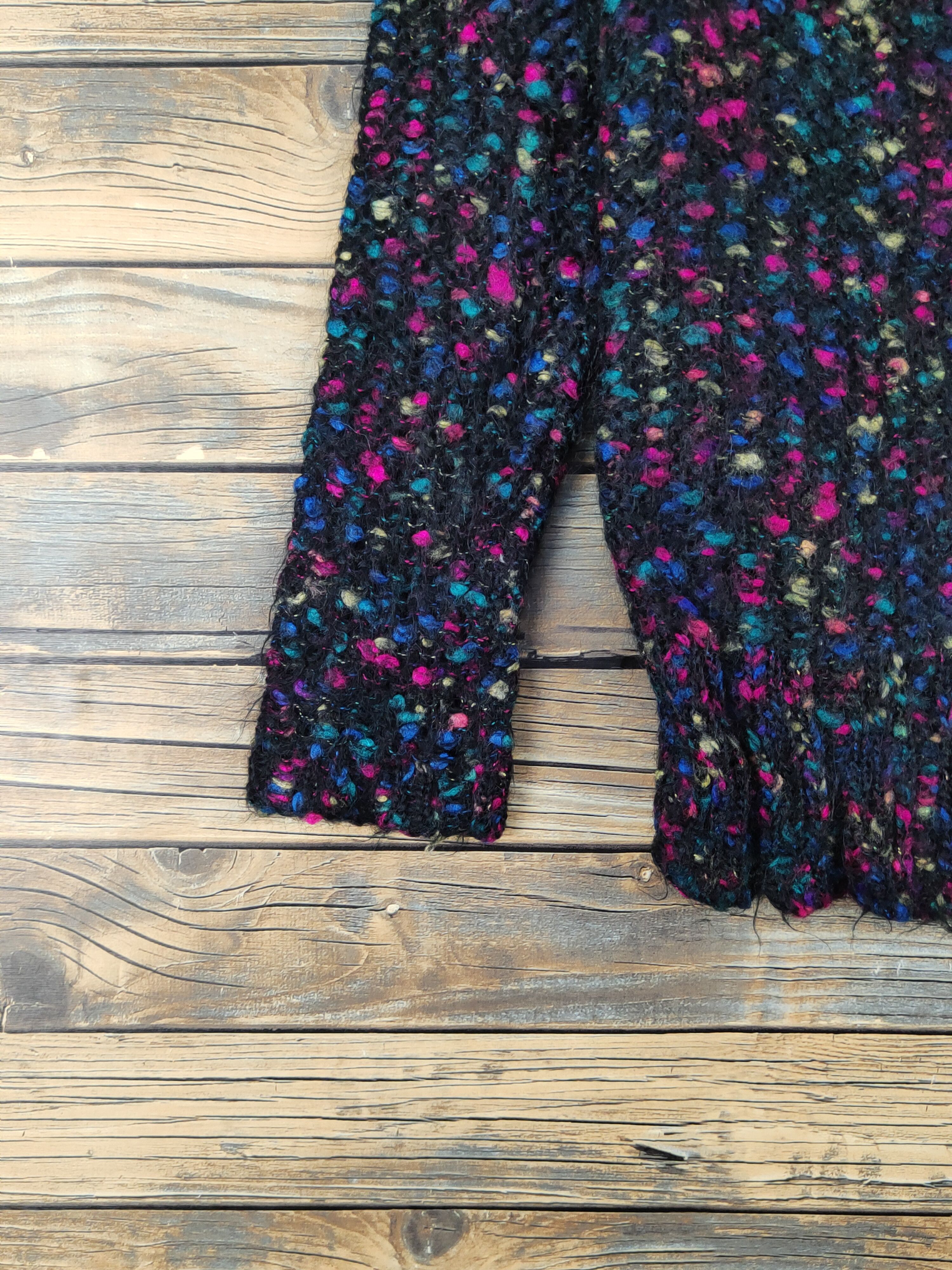 Japanese Brand × Vintage Nouesue Black Knitwear Sweatshirts #W1672 Size S / US 4 / IT 40 - 4 Thumbnail