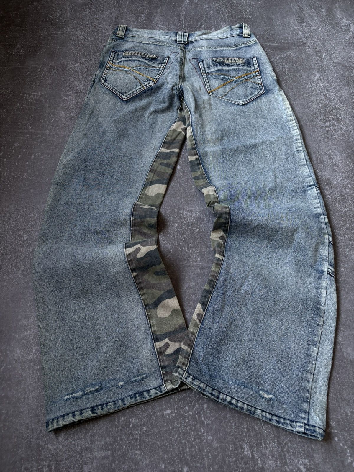 Pre-owned Hysteric Glamour X If Six Was Nine Crazy Flared Vintage Y2k Japan Jeans If Six Was Nine Style In Blue