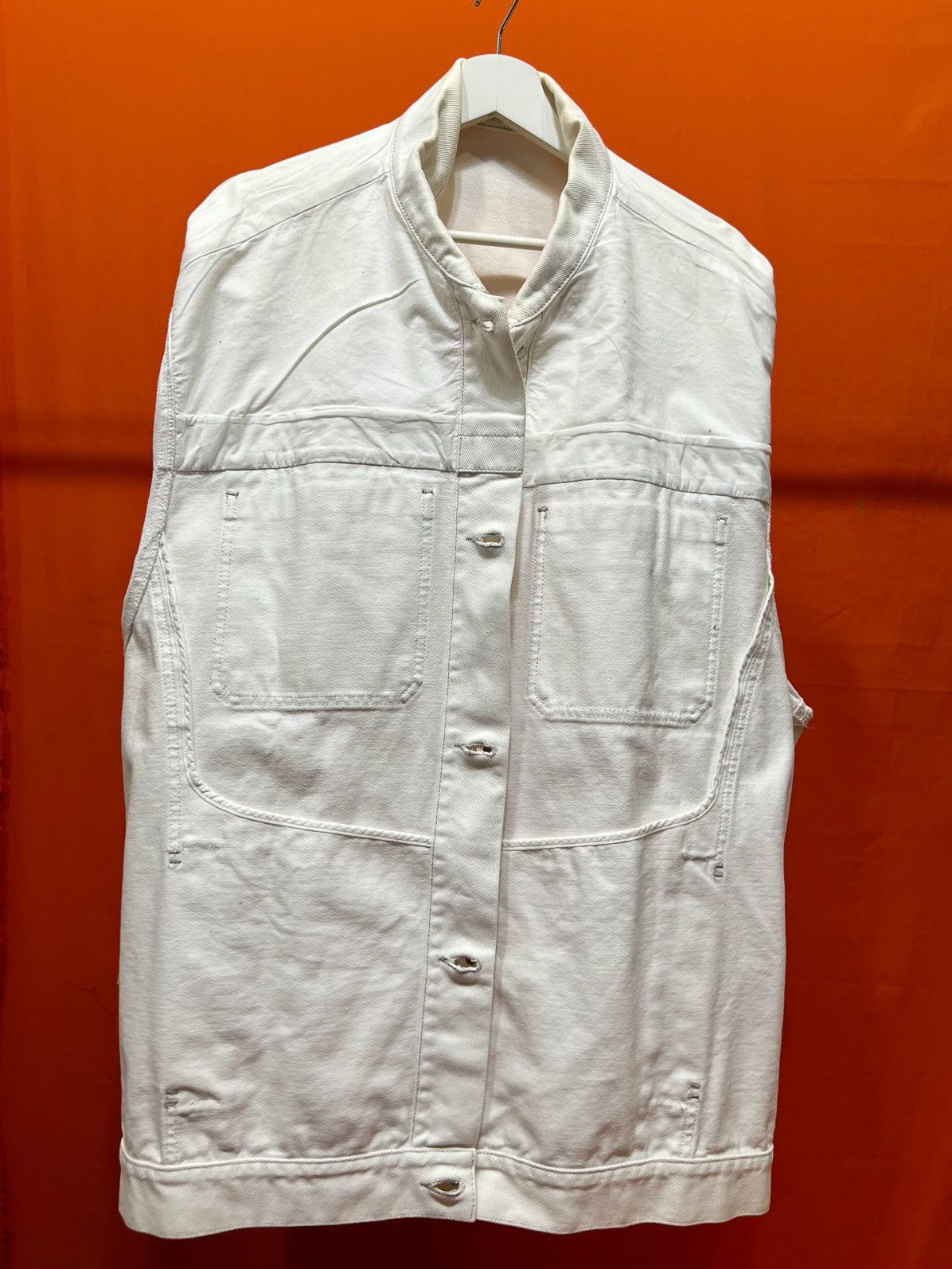 Maison Margiela Jumbo sized denim jacket ss2018 Size S / US 4 / IT 40 - 6 Thumbnail
